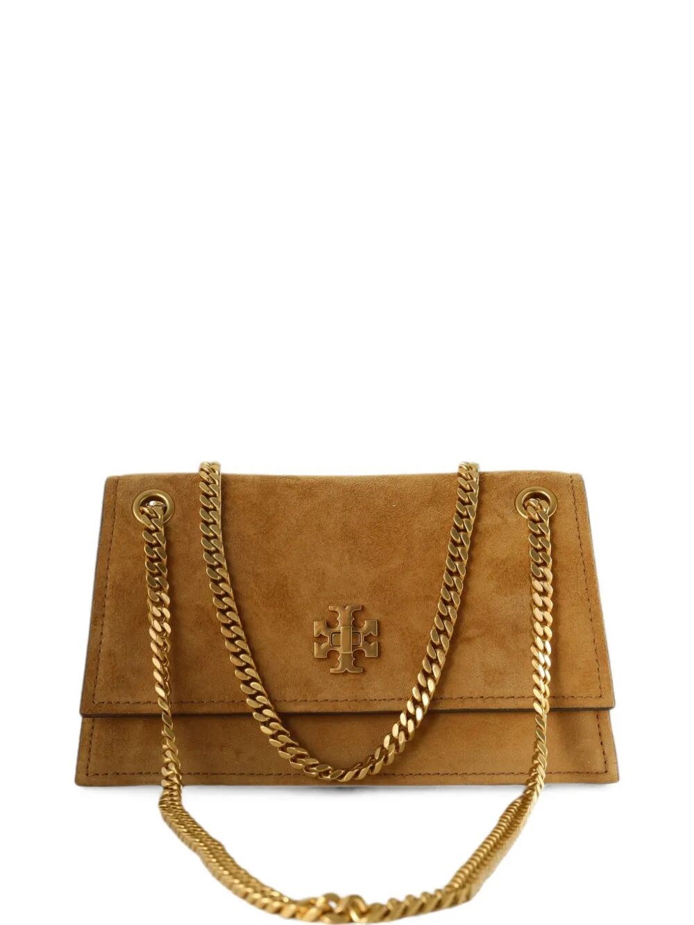 TORY BURCH Shoulder Bag Suede "Kira Turnlock