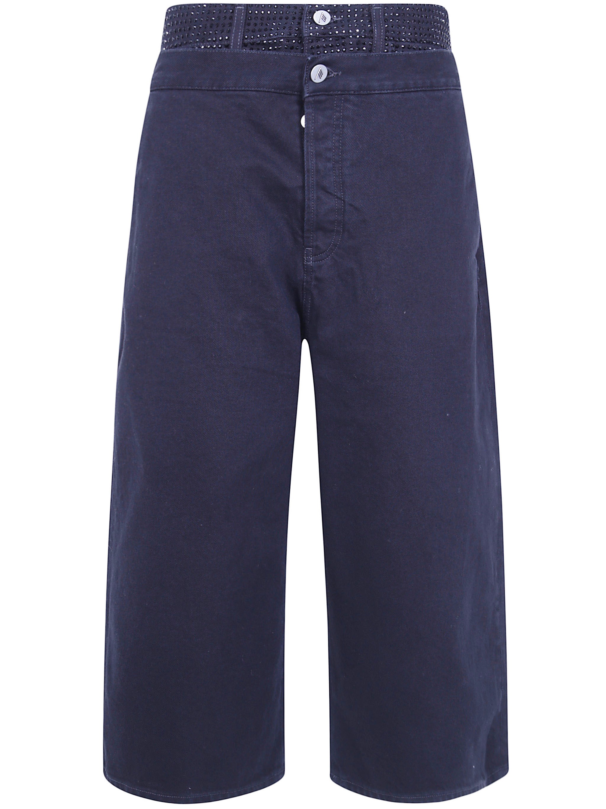 THE ATTICO Pants Thermostrass "Washed Denim With Thermostrass"