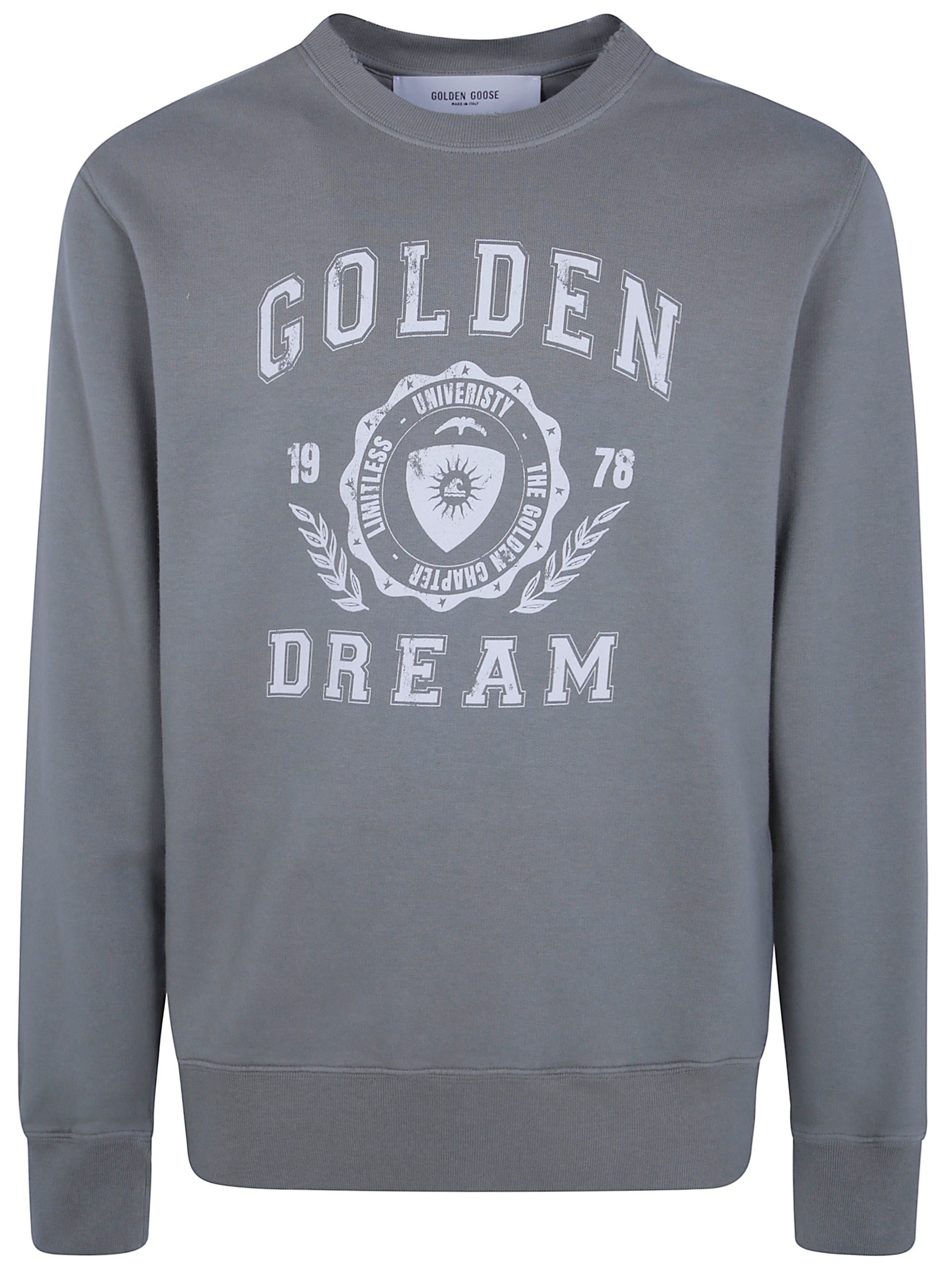 Golden Goose GOLDEN GOOSE Sweatshirt Garment Dyed "Journey M`S"　GOLDEN GOOSE スウェットシャツ ガーメントダイ "Journey M`S"