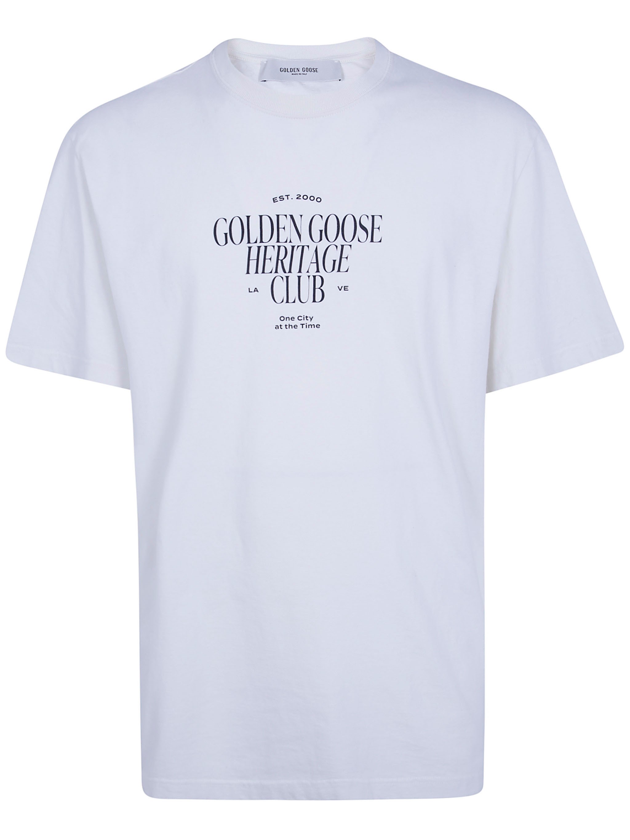 Golden Goose T-Shirt Regular Gauze Cotton Jersey "Journey M's"