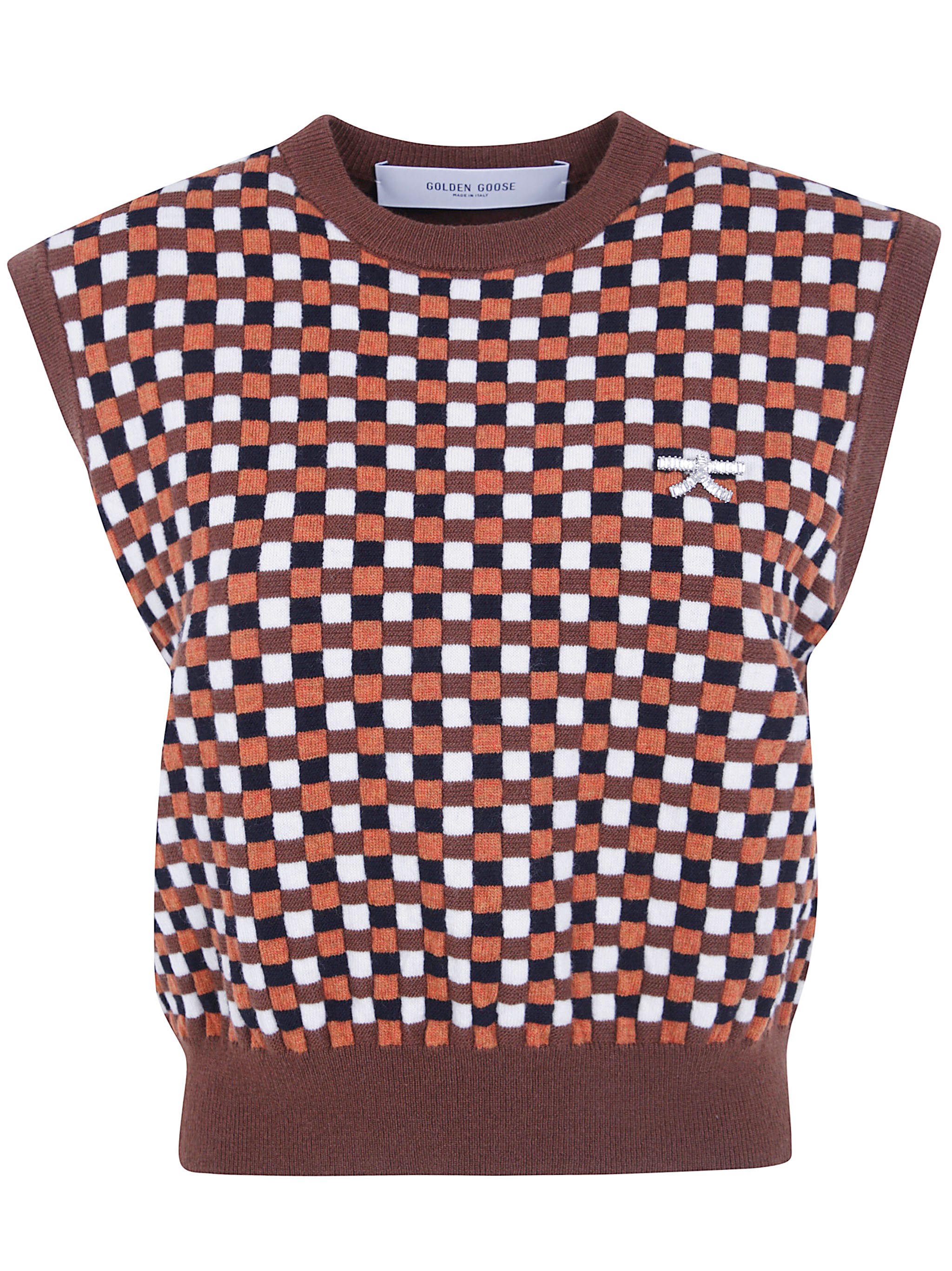 Golden Goose Sweater Wool Chess 3D "Journey Roby"