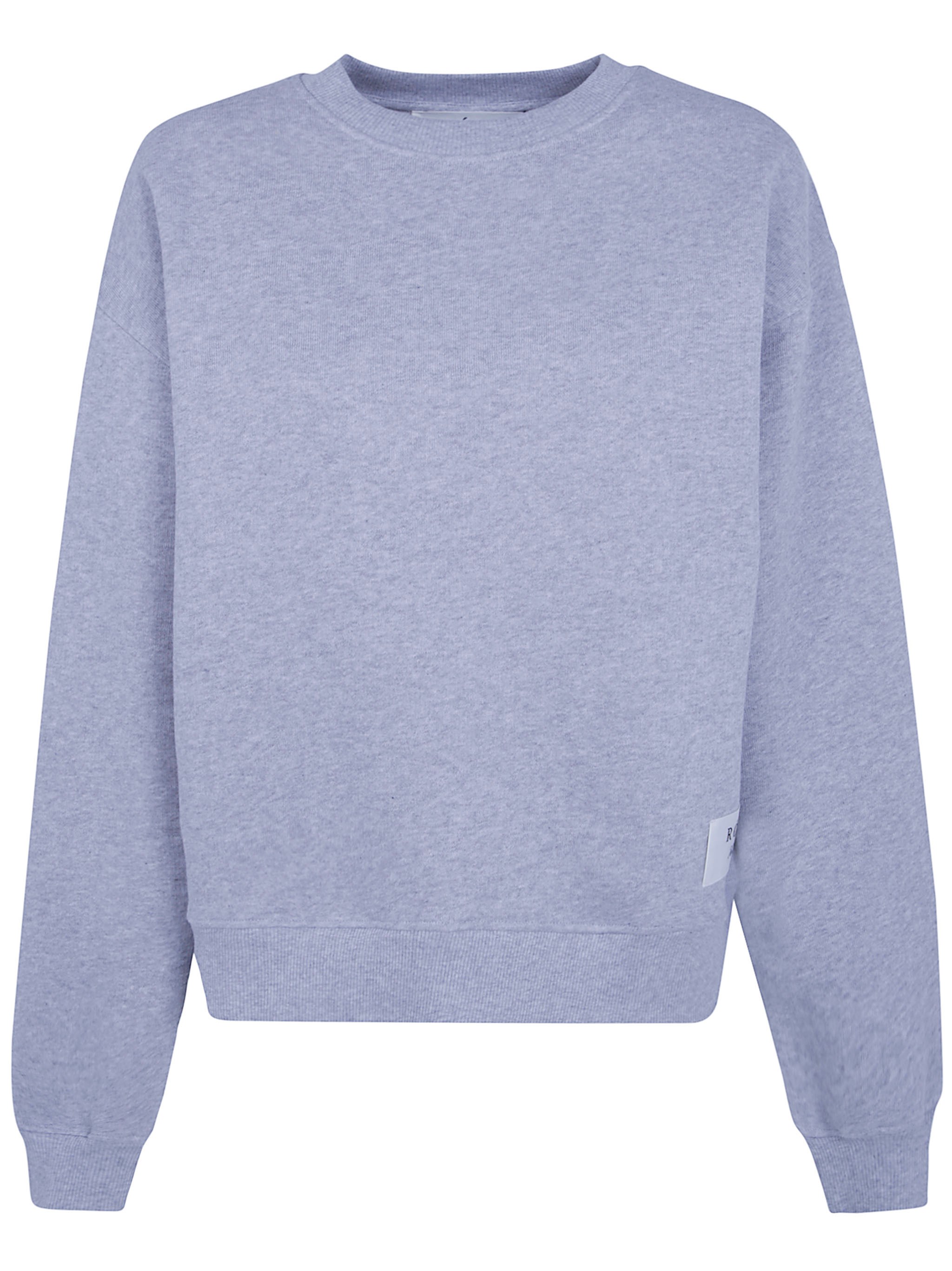 ROHE Sweatshirt Organic Cotton “Mid Grey Melange”