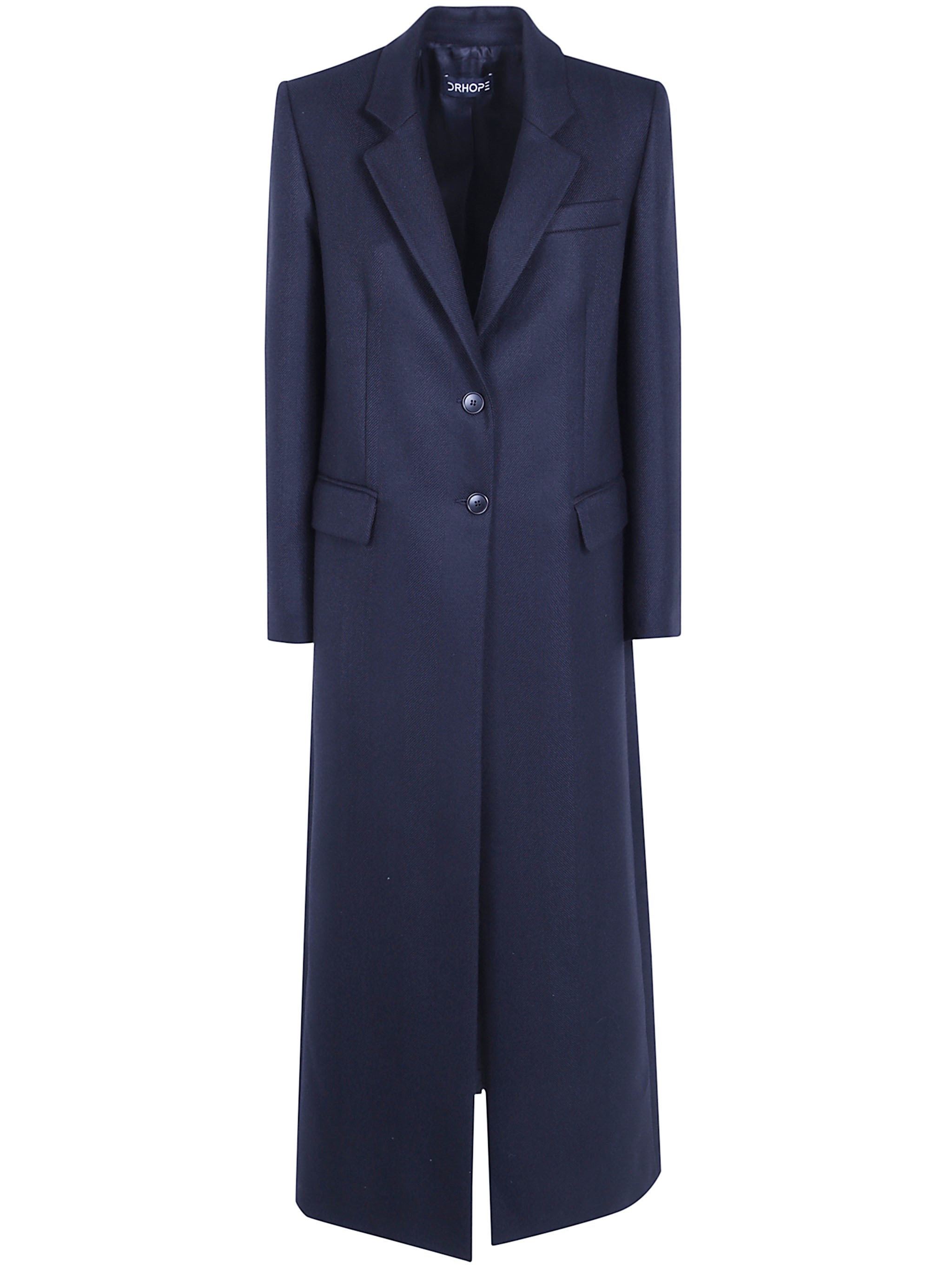 DRHOPE Coat Long Single Breasted “4476L.4246 B Black”