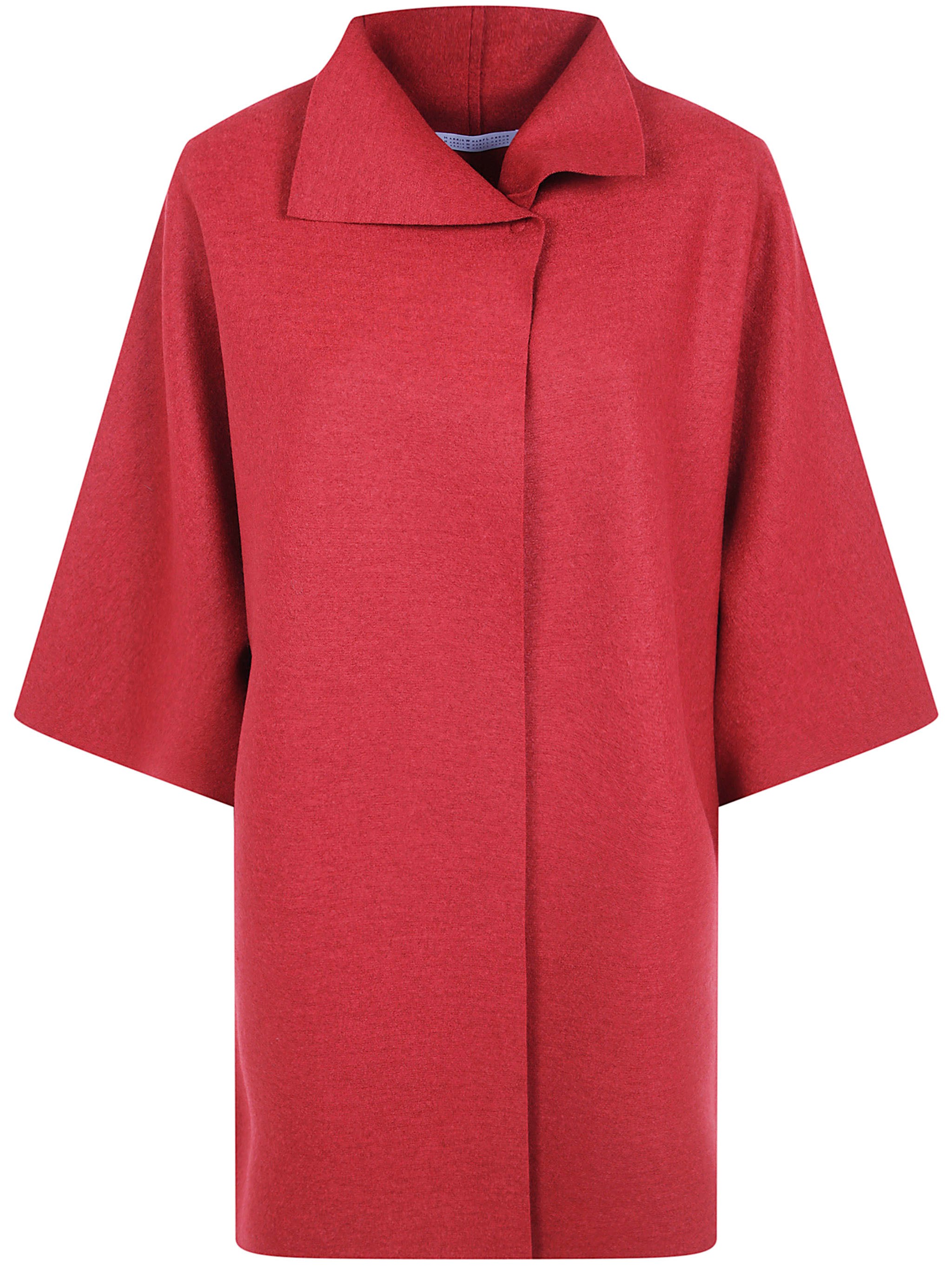 HARRIS WHARF LONDON Coat Main Feature "Kimono Mantle"