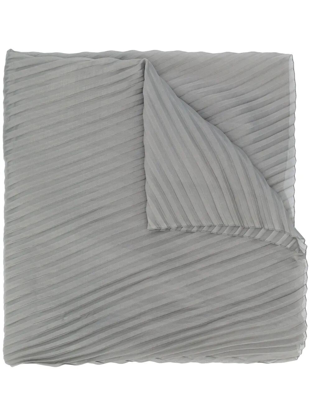 EMPORIO ARMANI Scarf Grey Stripes