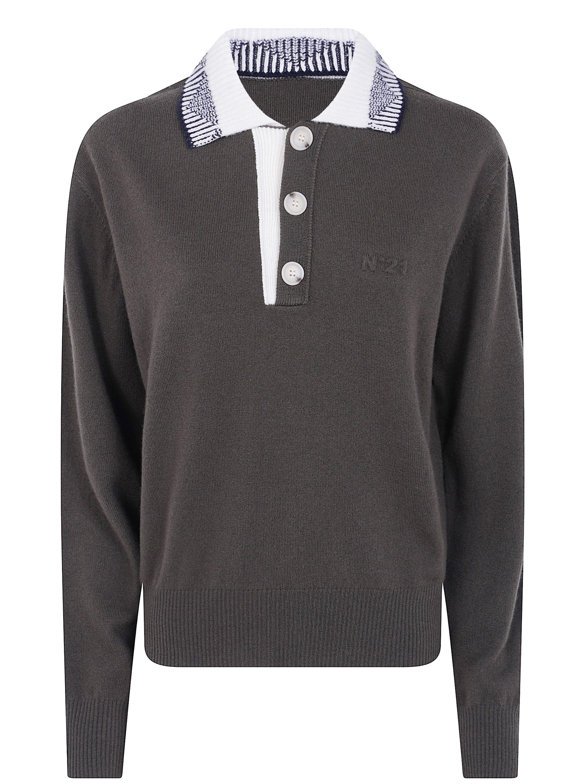 Shirt Wool "A035.9004 5791 Military" Polo