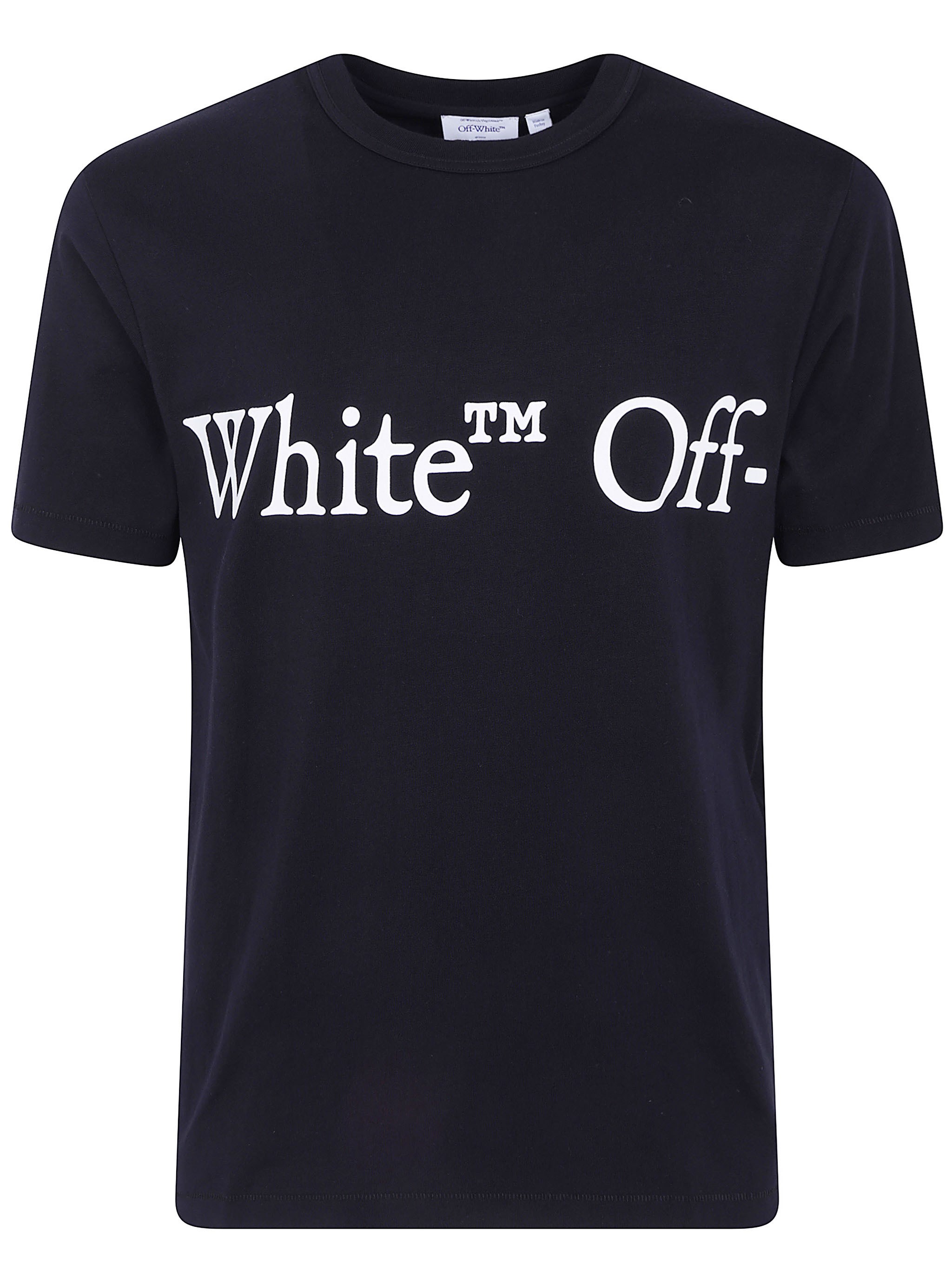 Off-white Bookish Scarf Graphic Regular Fit T-shirt In Black