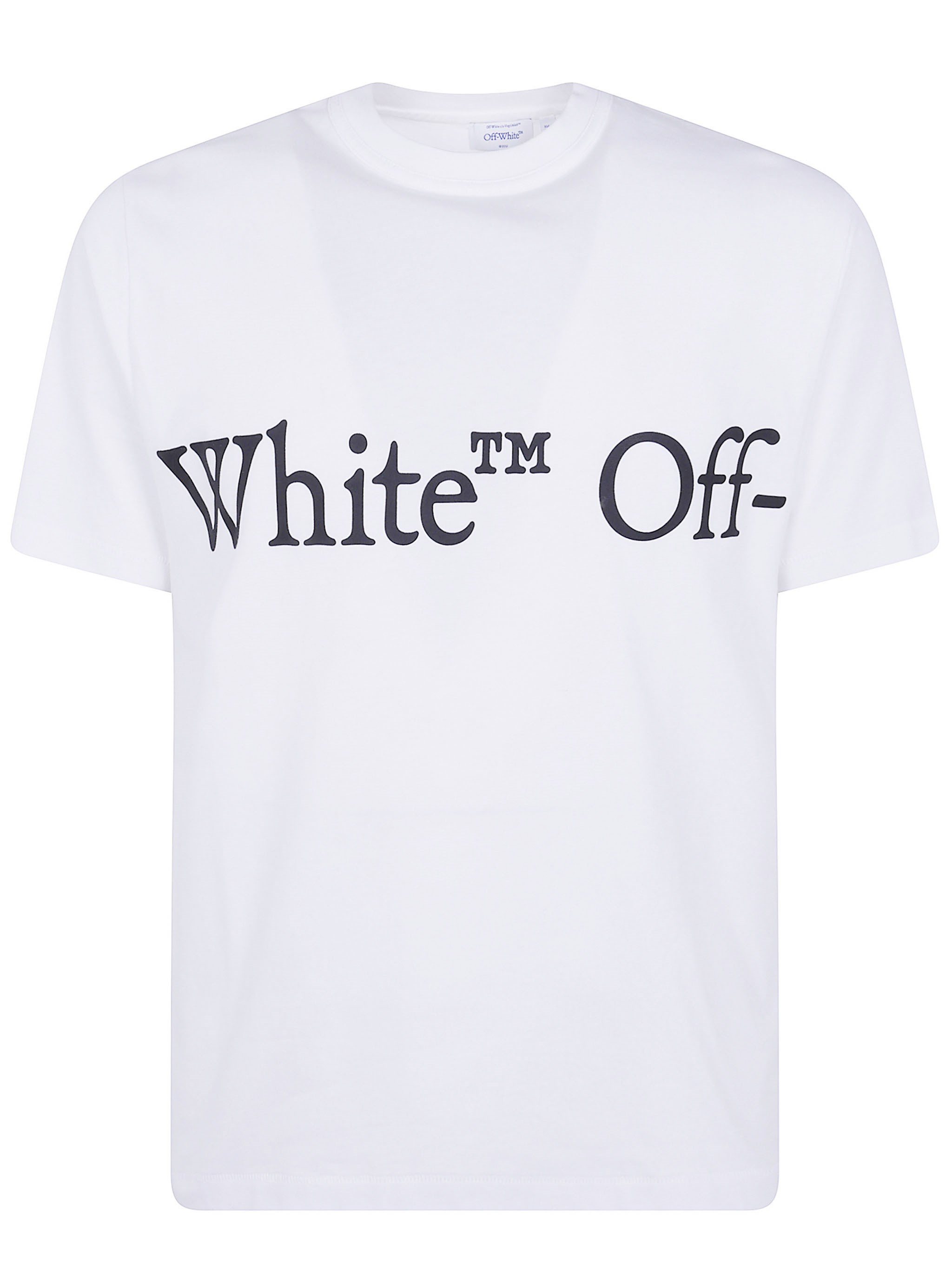 Off-White T-Shirt Short Sleeves "Bookish Scarf Regular"