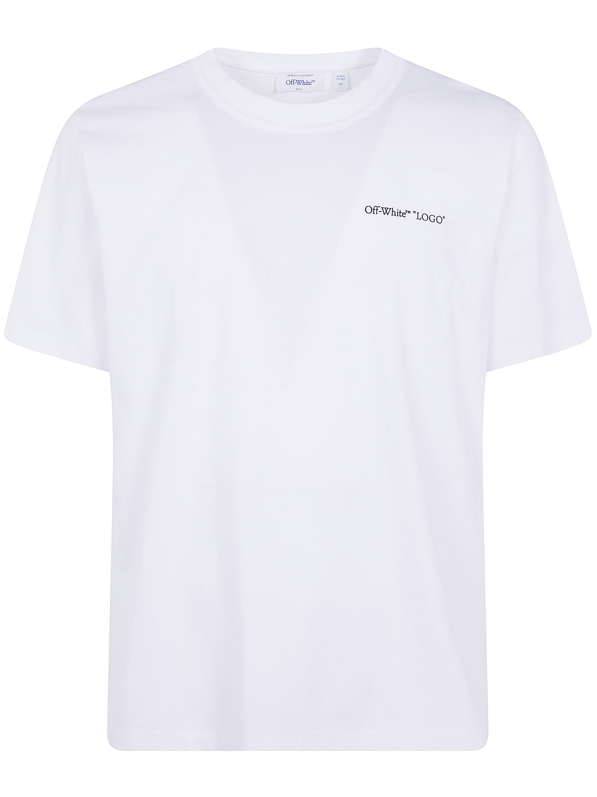 Off-White T-Shirt Short Sleeves "Logo Quote Regular"