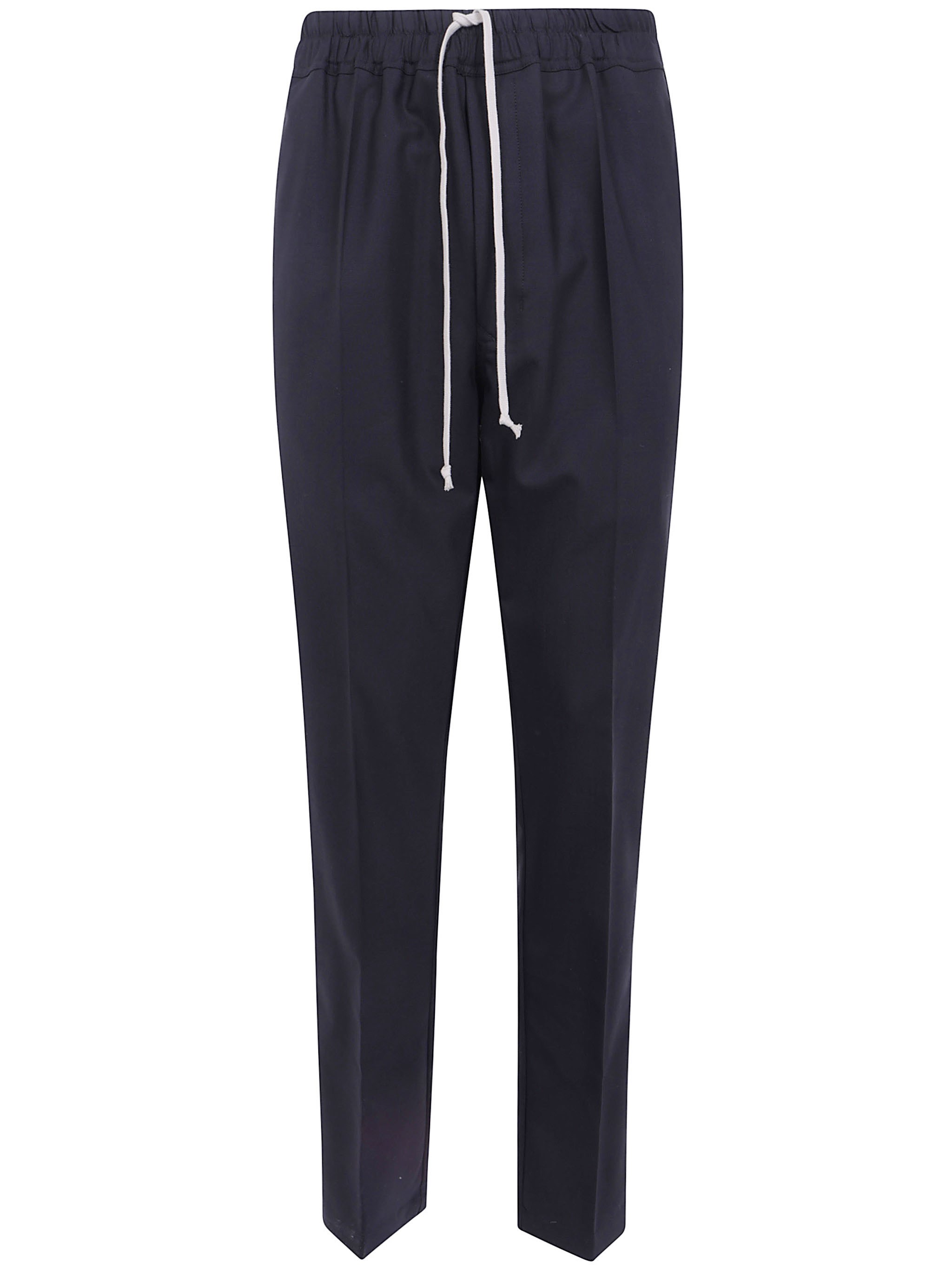 Rick Owens Pants Drawstring Slim Long Trousers