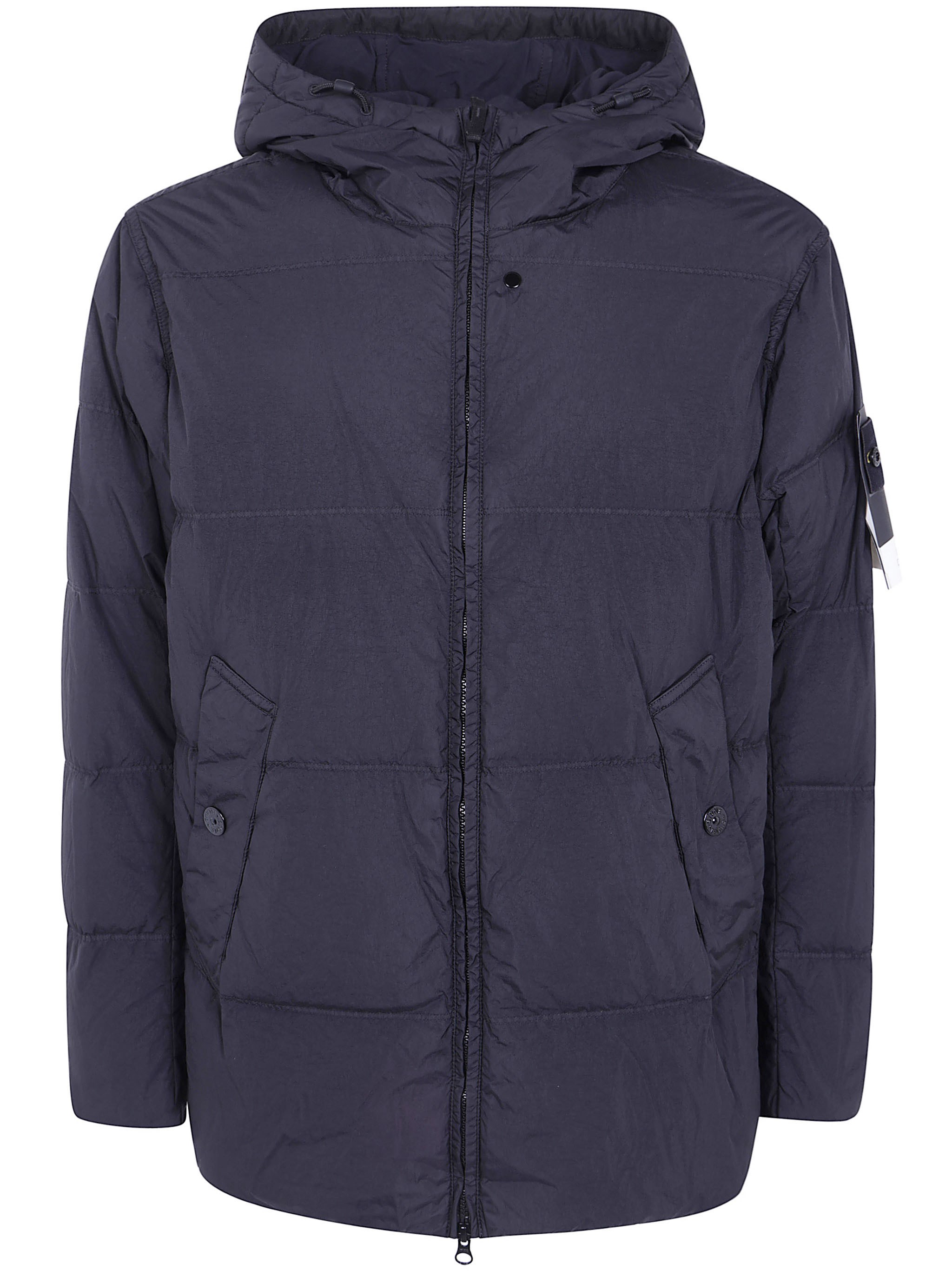 Stone Island Jacket Hooded "classic Hoodie Jacket" In Black
