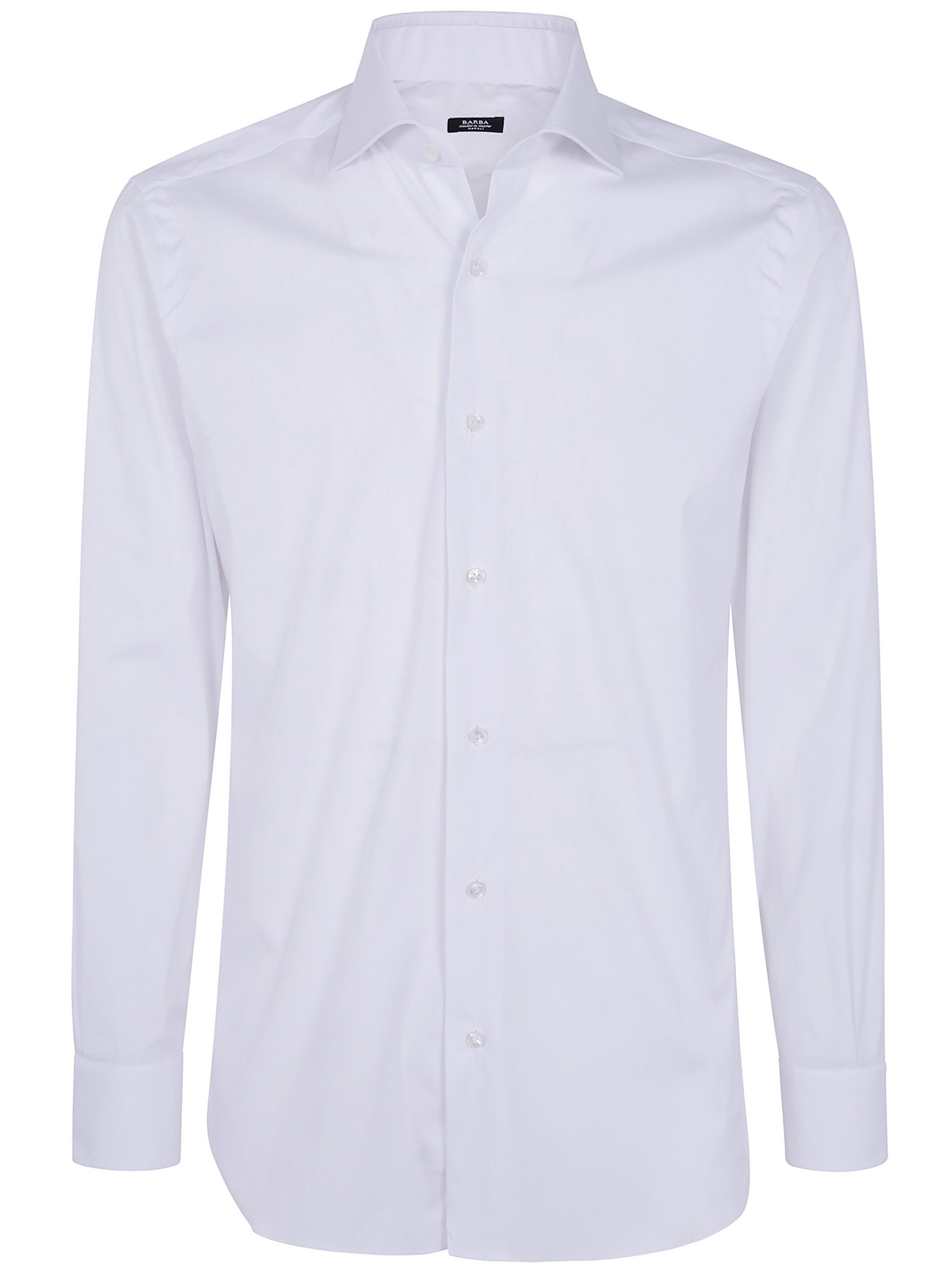Barba Napoli Shirt Classic Stretch "099 White"