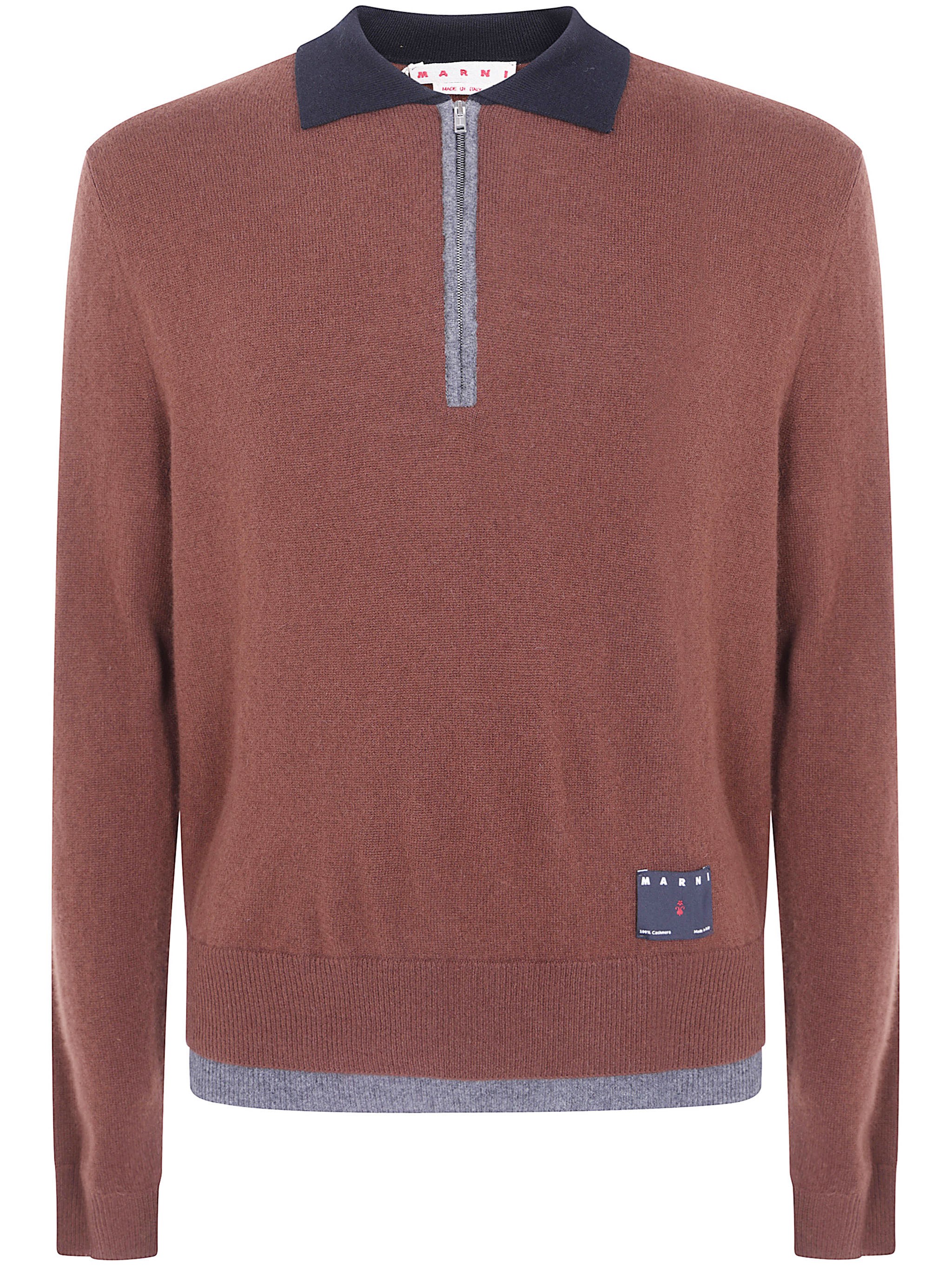 MARNI MARNI Polo Neck Cashmere Sweater　MARNI ポロネック カシミア セーター