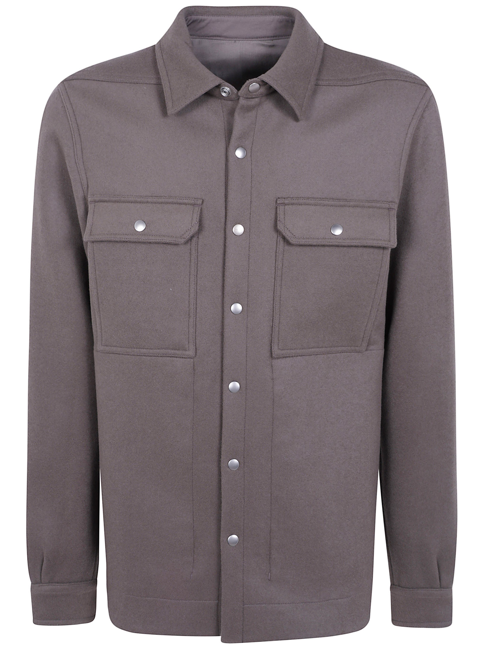 Rick Owens RICK OWENS Jacket Wool "Outershirt"　RICK OWENS ジャケット ウール「アウターシャツ」