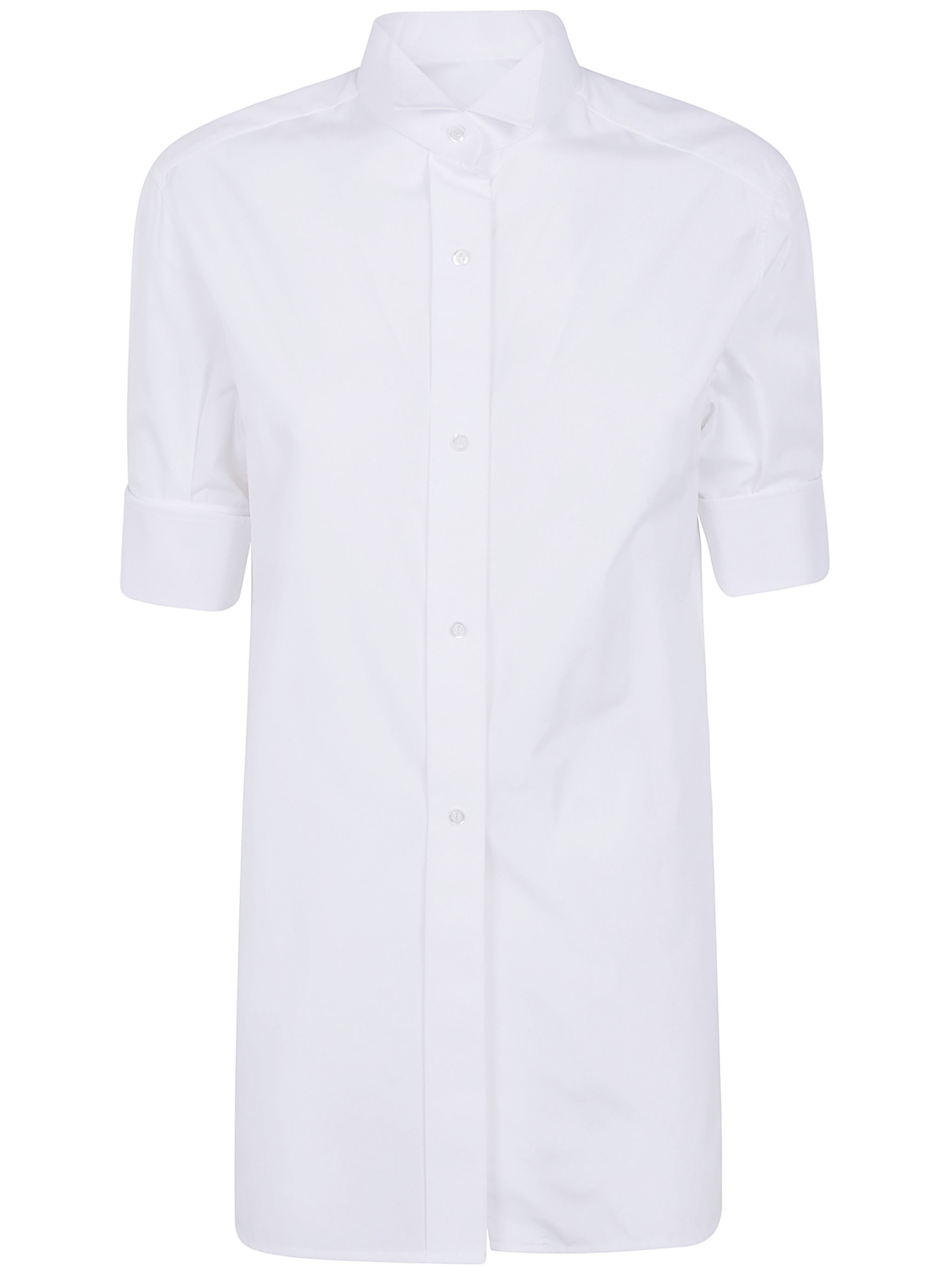 MAISON MARGIELA Shirt Short Sleeves “Snapped Button”