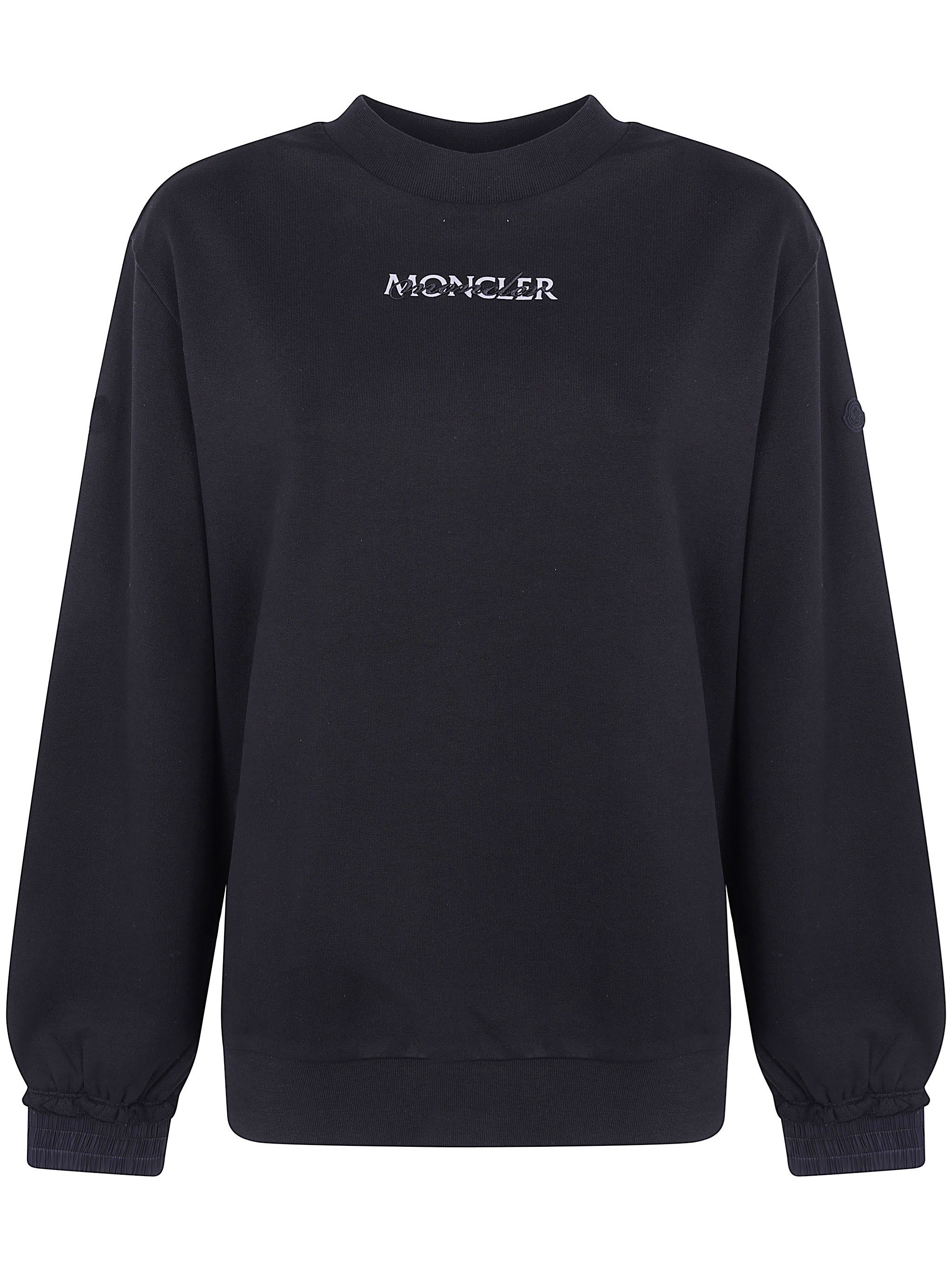 MONCLER MONCLER Sweatshirt Black "L2.093.8G000.14.89Azy 999"　MONCLER スウェットシャツ ブラック 「L2.093.8G000.14.89Azy 999」