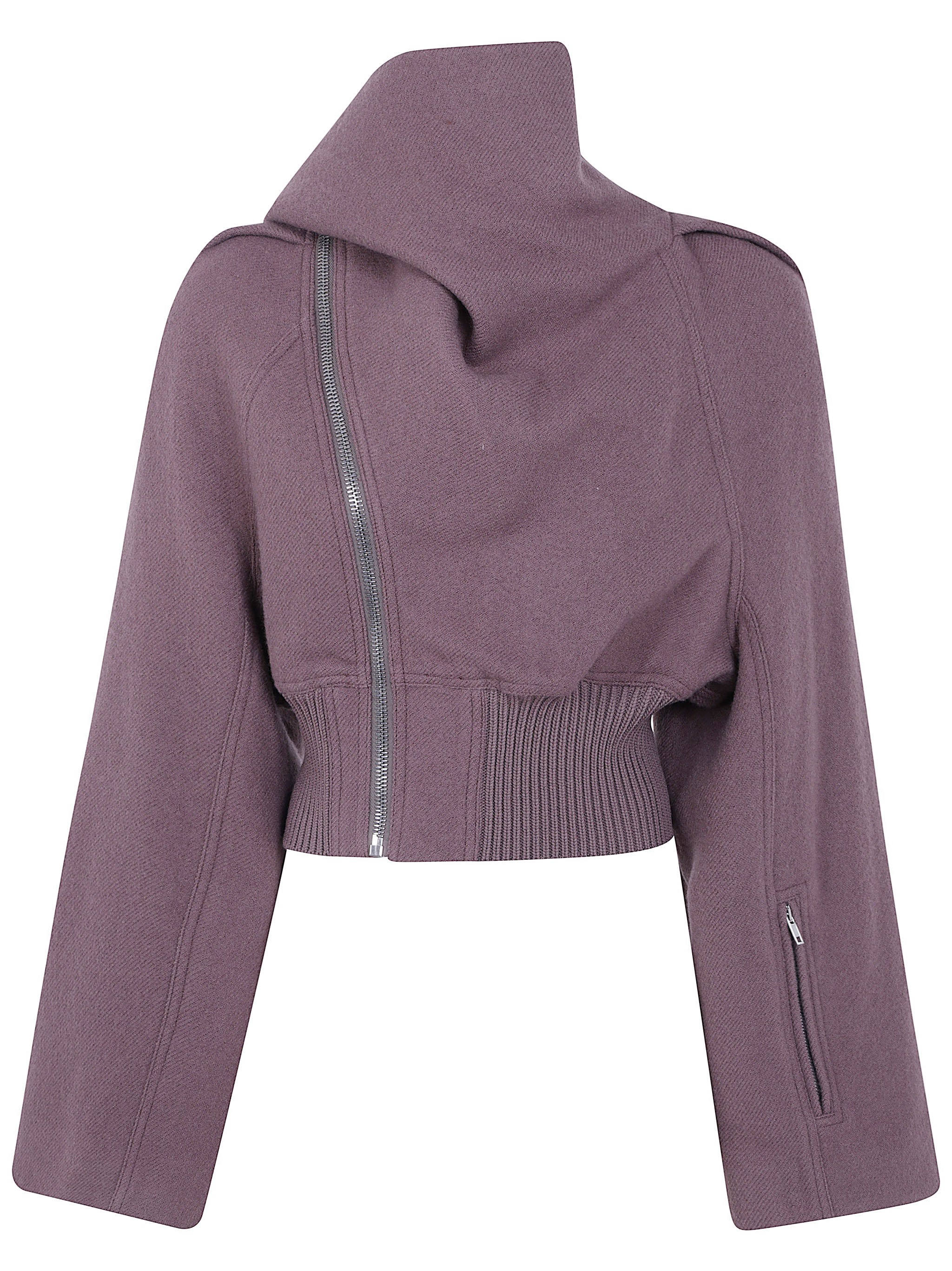 Rick Owens Jacket Wool "Scarf Flight"