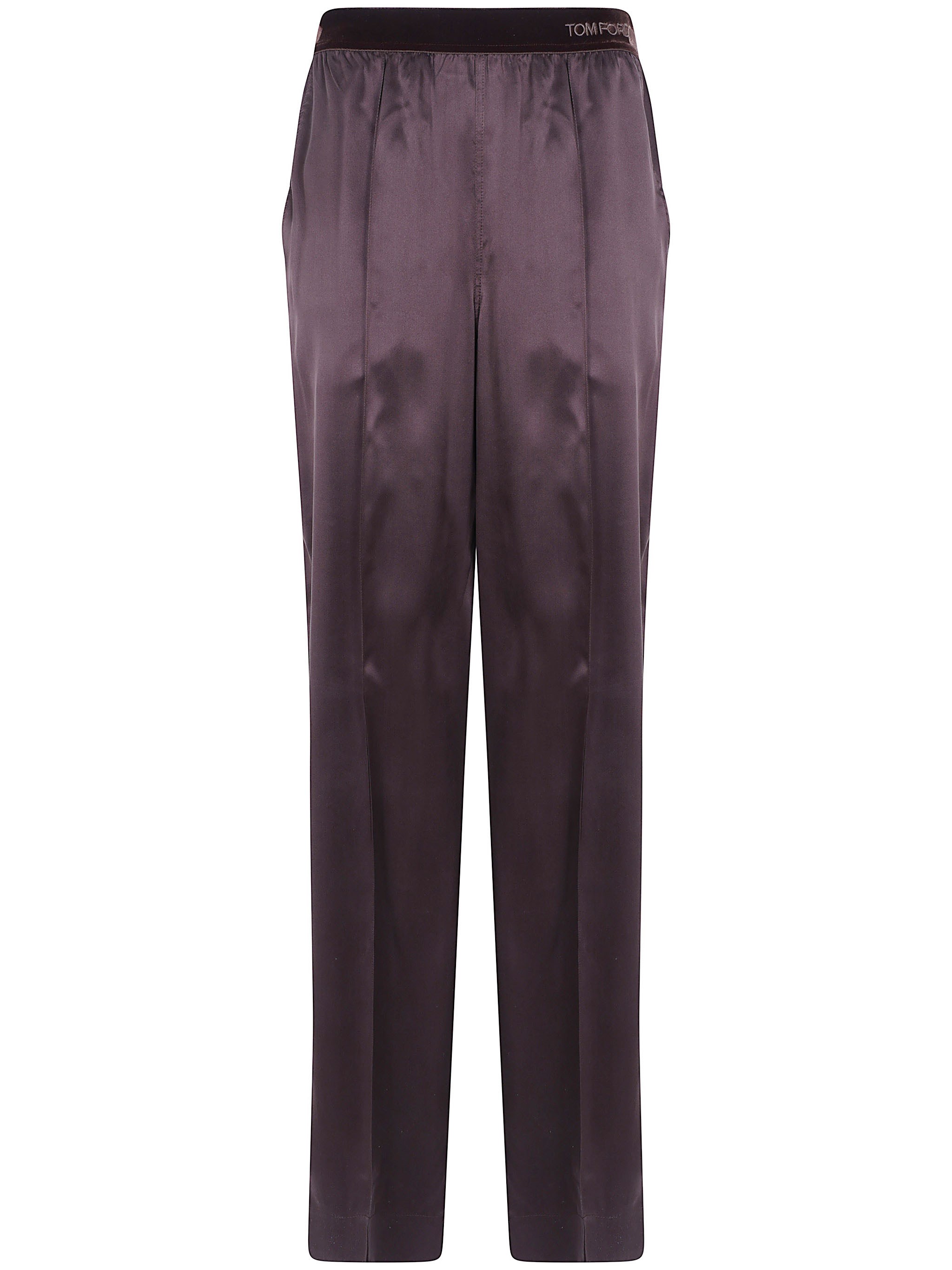 TOM FORD Pants Silk Satin "Peach Feel"