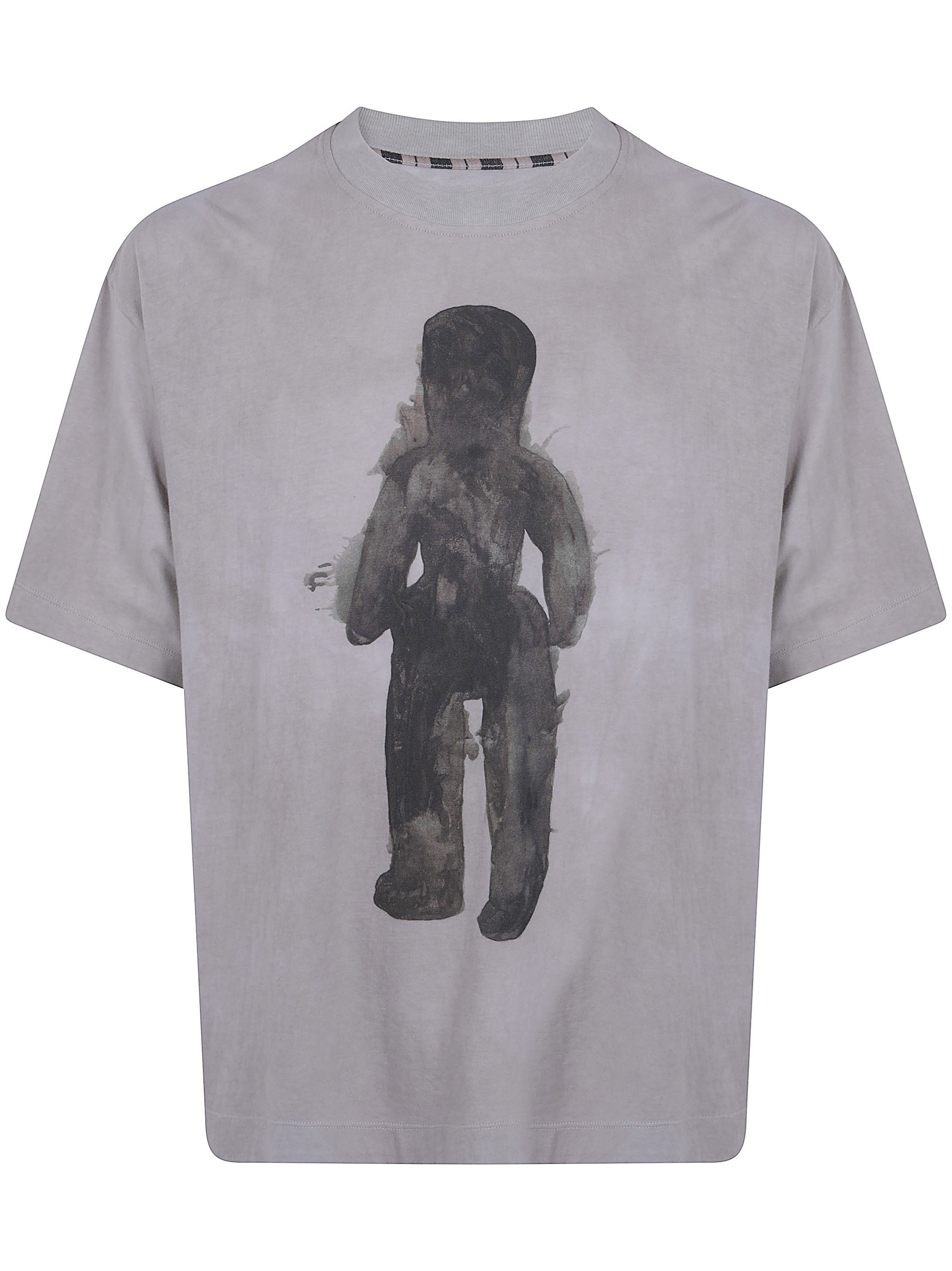 Ziggy Chen T-shirt Men Color Grey In Gray