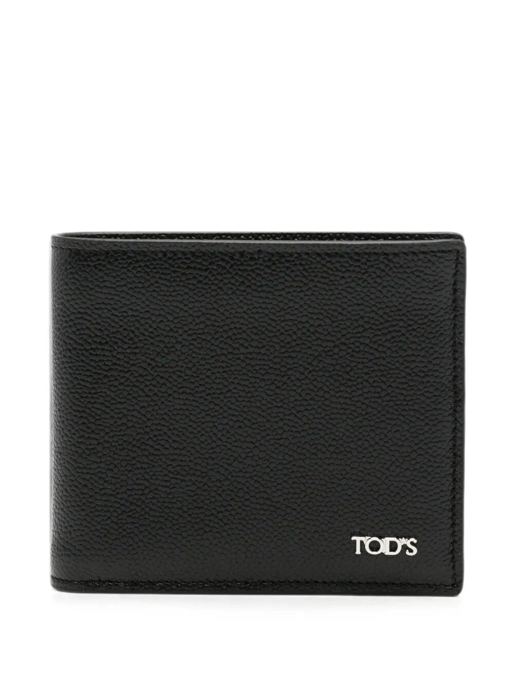 Tod`s Wallet Leather Black “Caviar Baby”
