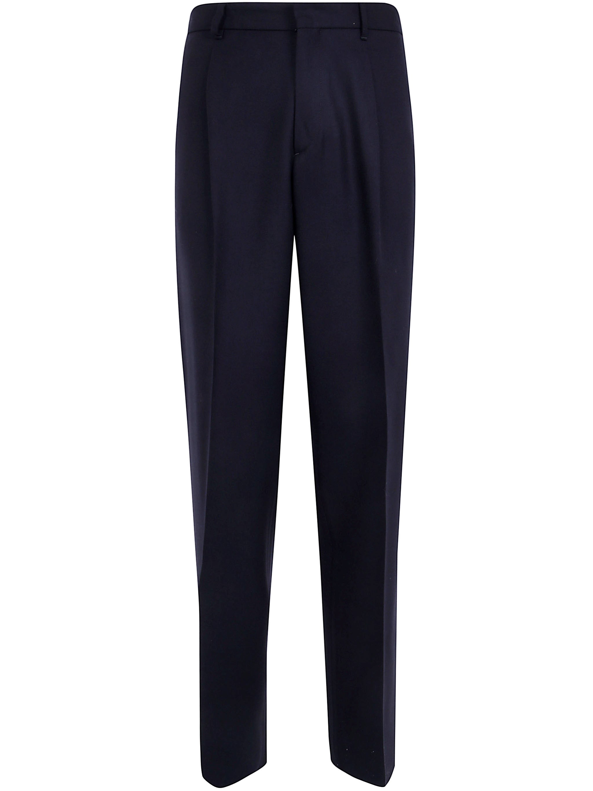 LARDINI LARDINI Pants Regular Fit "Acmigio. Cn65402 999 Black"　LARDINI パンツ レギュラーフィット 「Acmigio.Cn65402 999 ブラック」