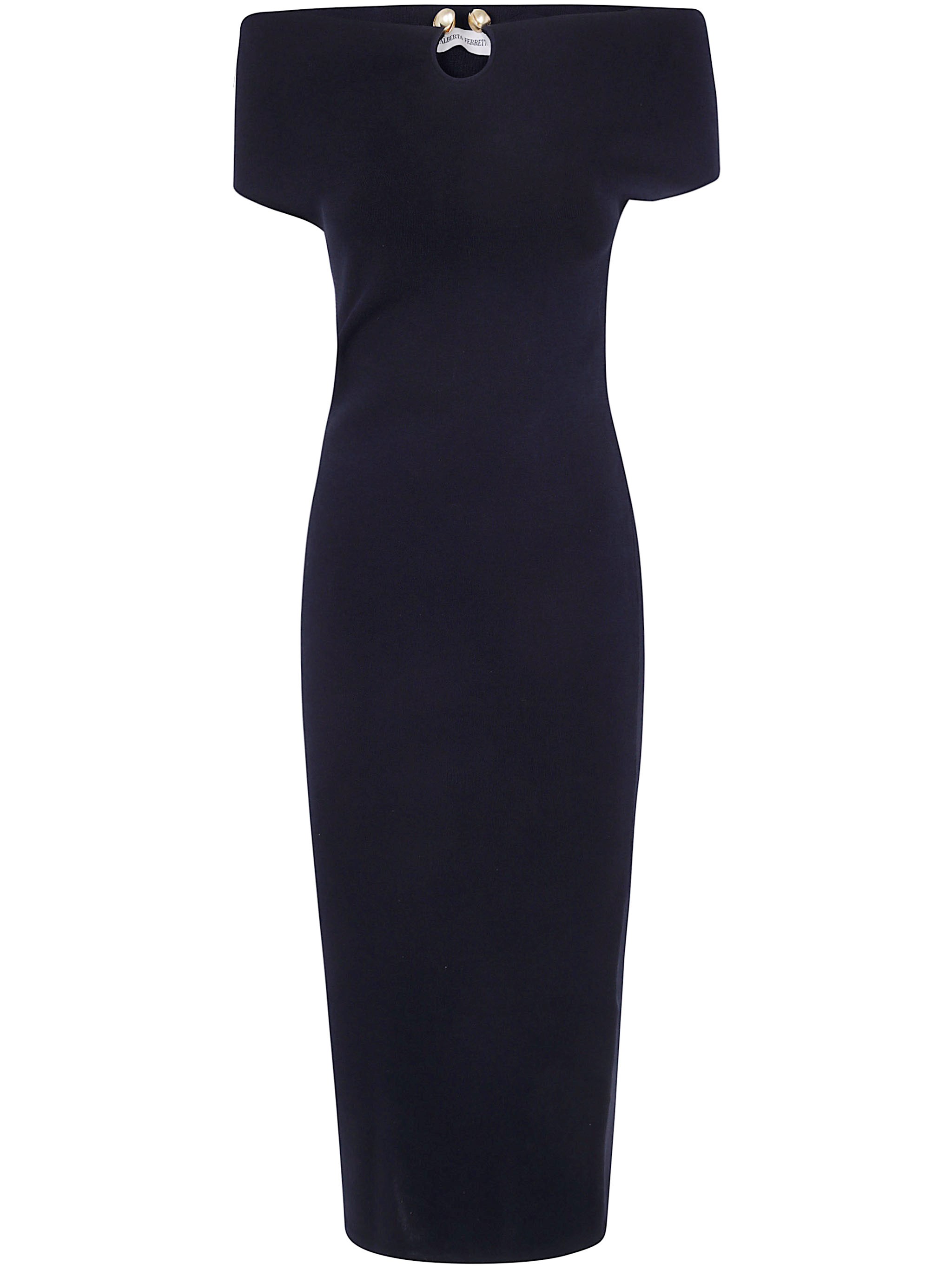 ALBERTA FERRETTI Dress Viscose Stretch "Midi Dress"