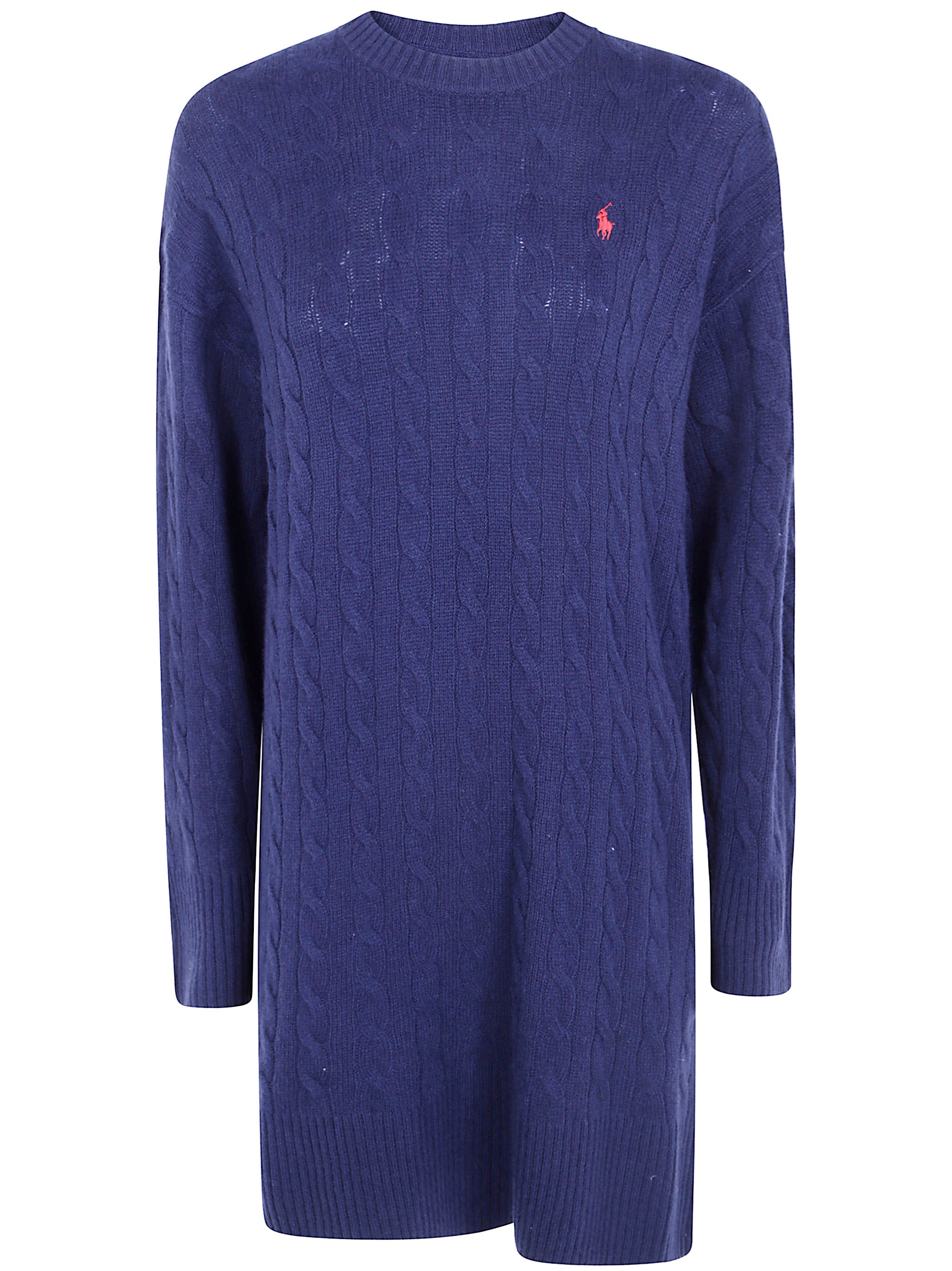 POLO RALPH LAUREN Sweater Dress Wool "Shift"