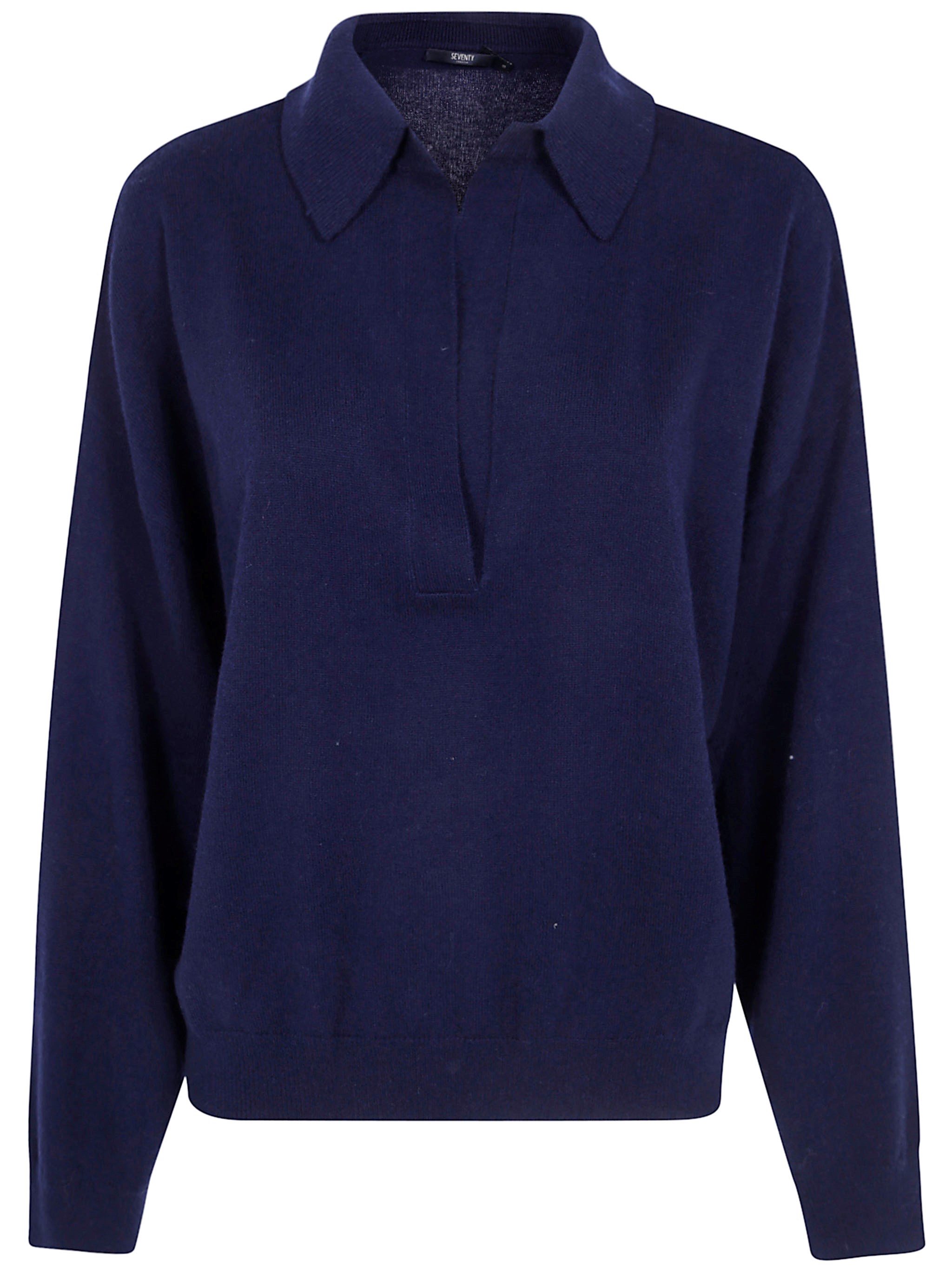Polo Neck "Wool Cashmere Blend" Sweater