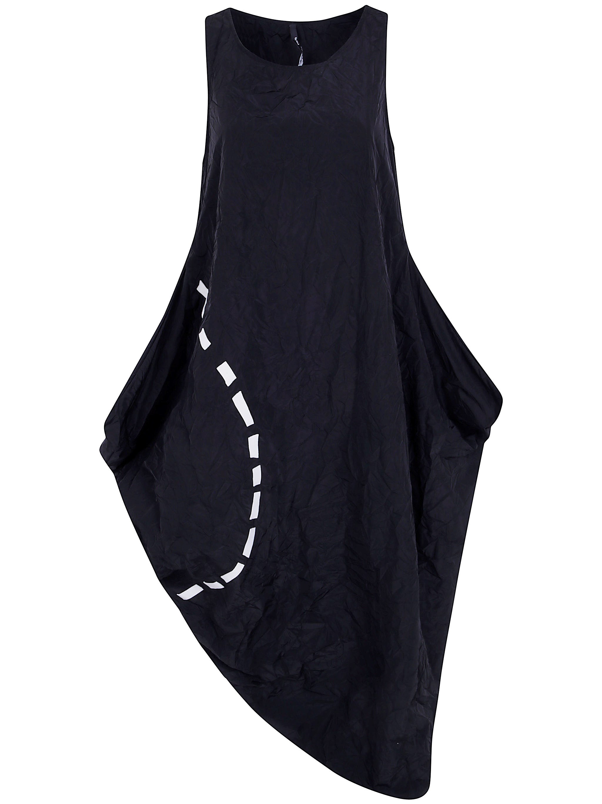 MARIA CALDERARA Dress Embroidered Taffeta "Puppet"