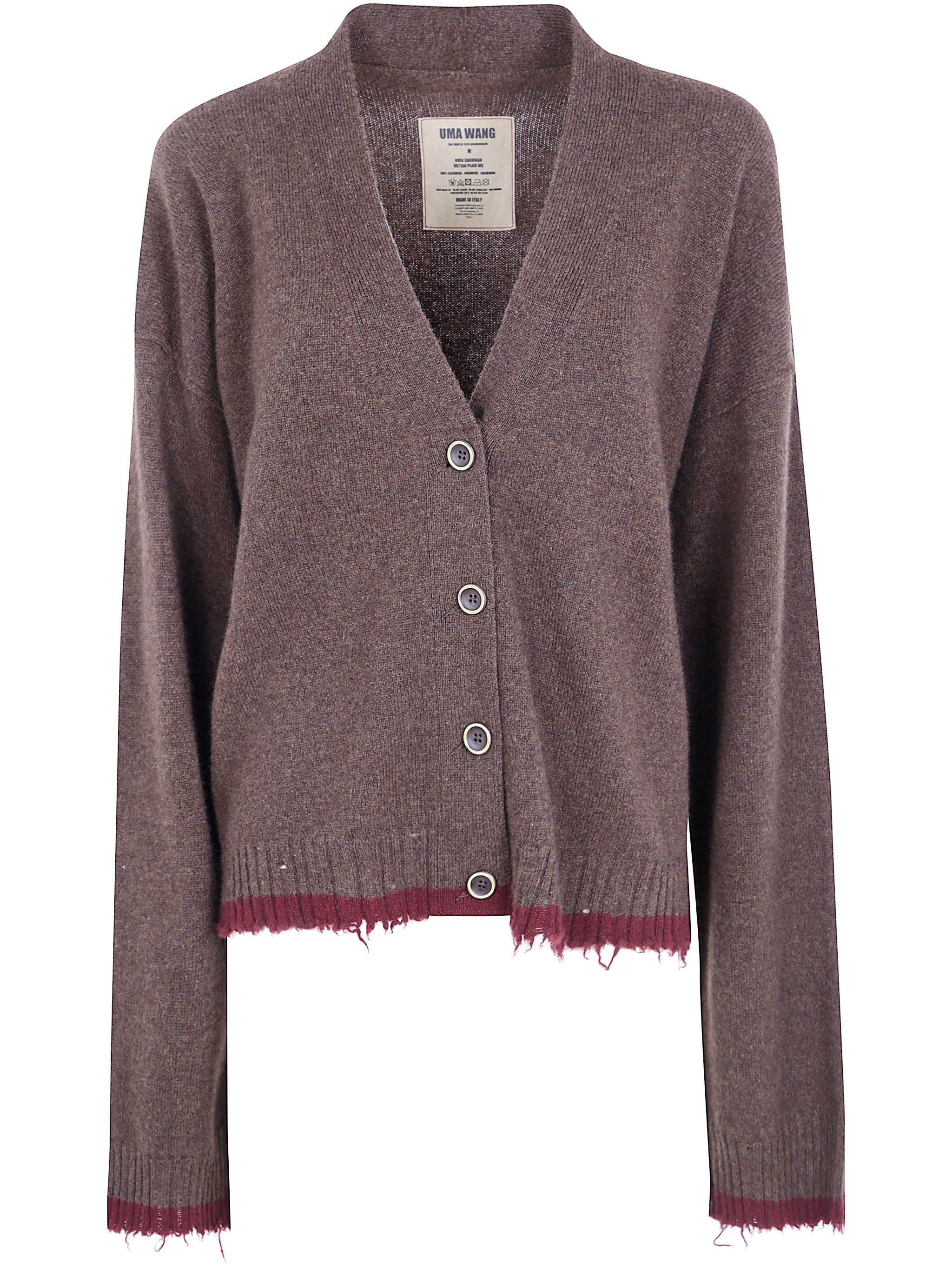 Uma Wang Sweater 100% Cashmere “Over Cardigan”