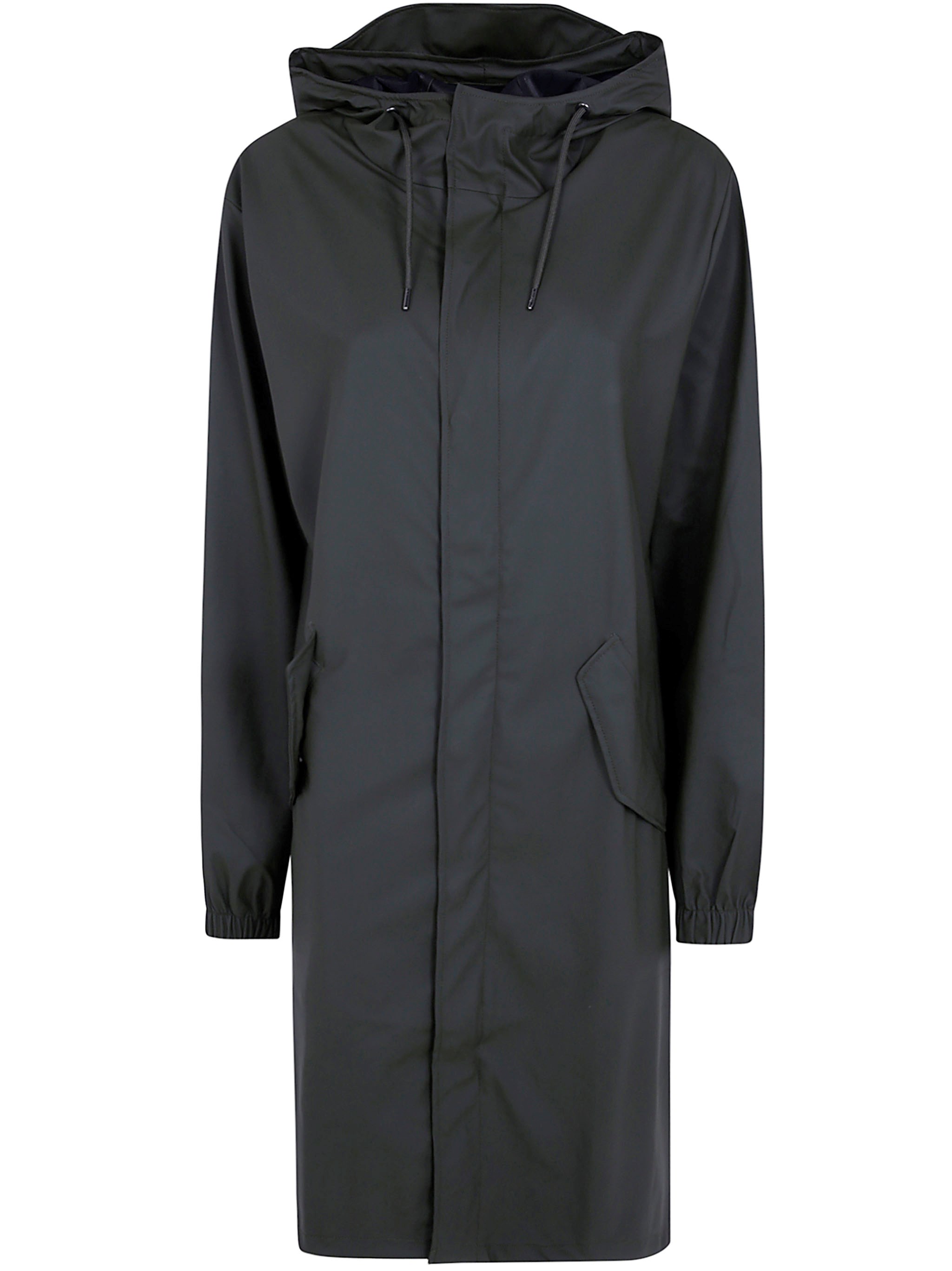Hooded "Fishtail" Coat