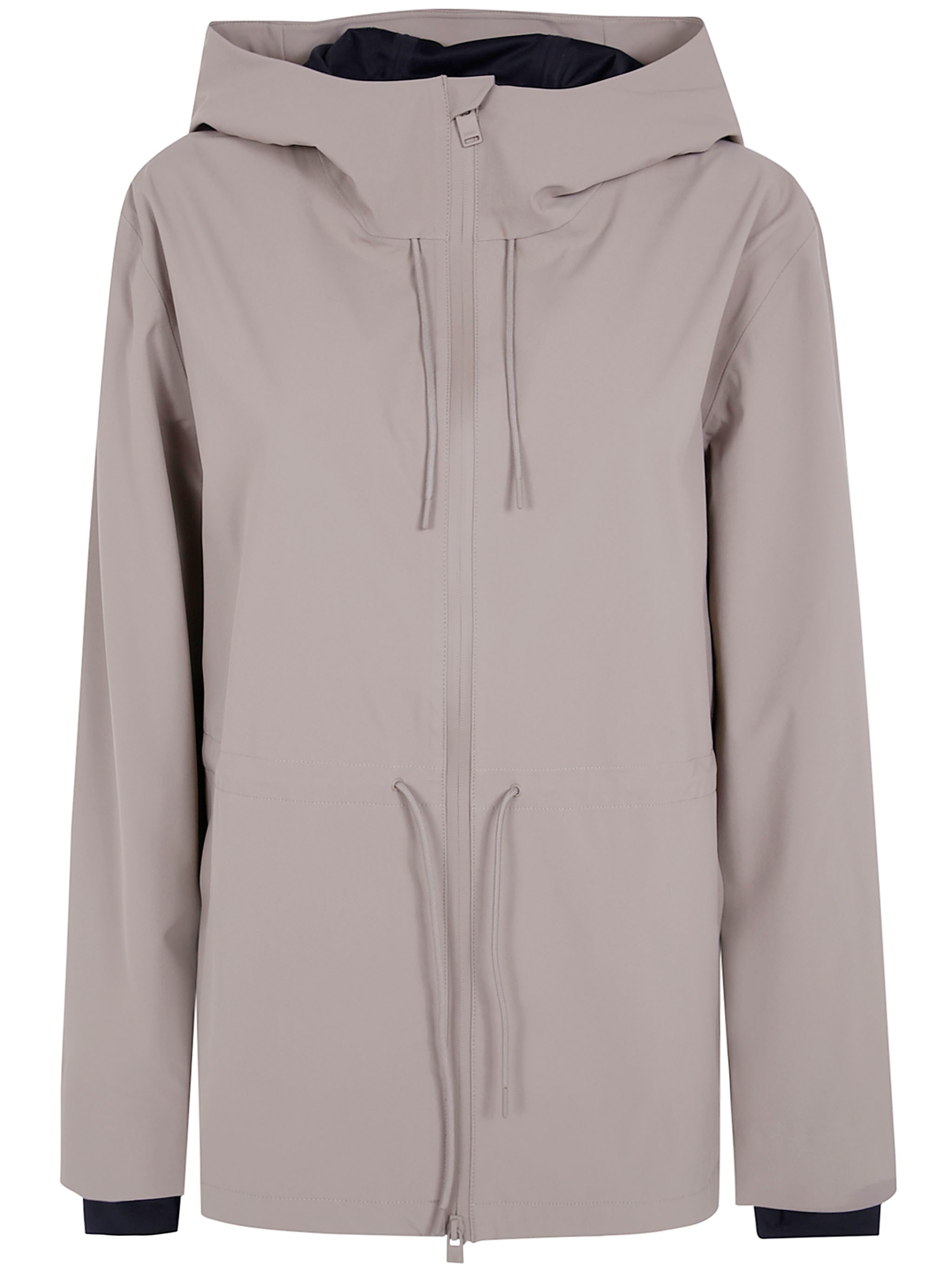 Hooded "Suva" Hardshell String Jacket