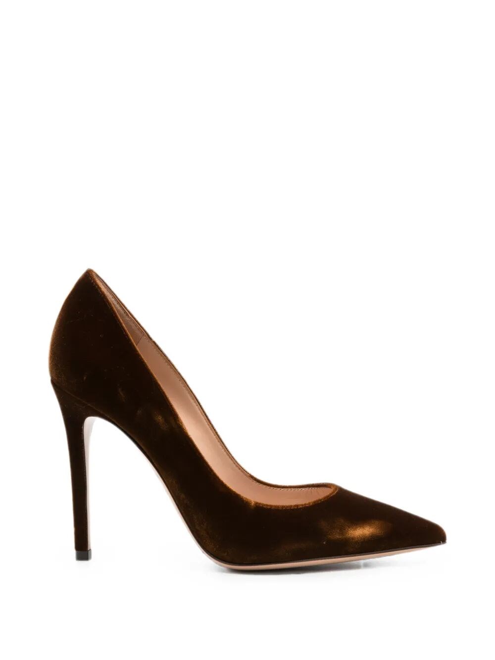 GIANVITO ROSSI Decollete Velvet Pump "Gianvito" 105