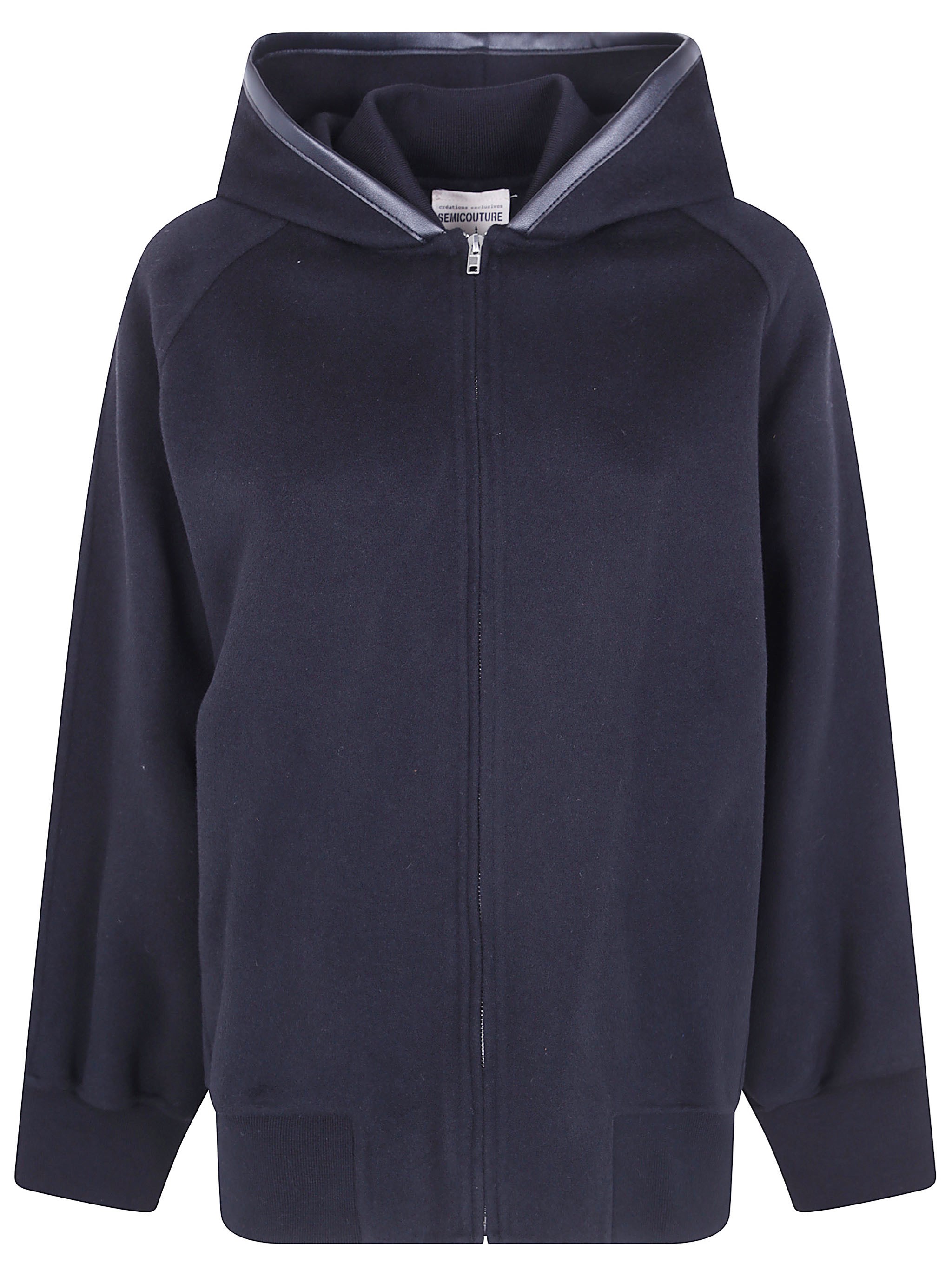 Semicouture Jacket Hooded "y69 Black"