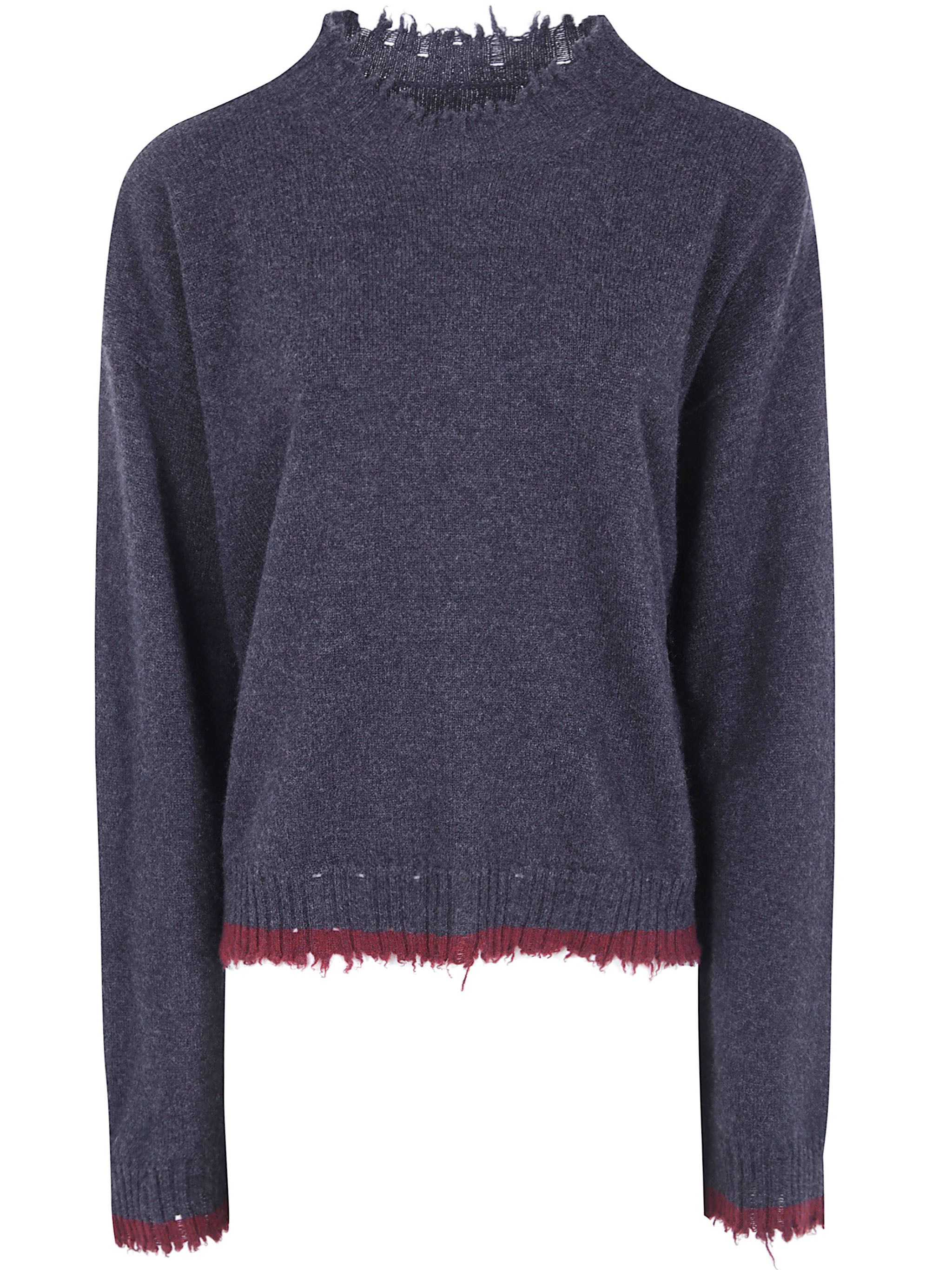 Uma Wang Sweater Long Sleeves "plain Ws" In Gray