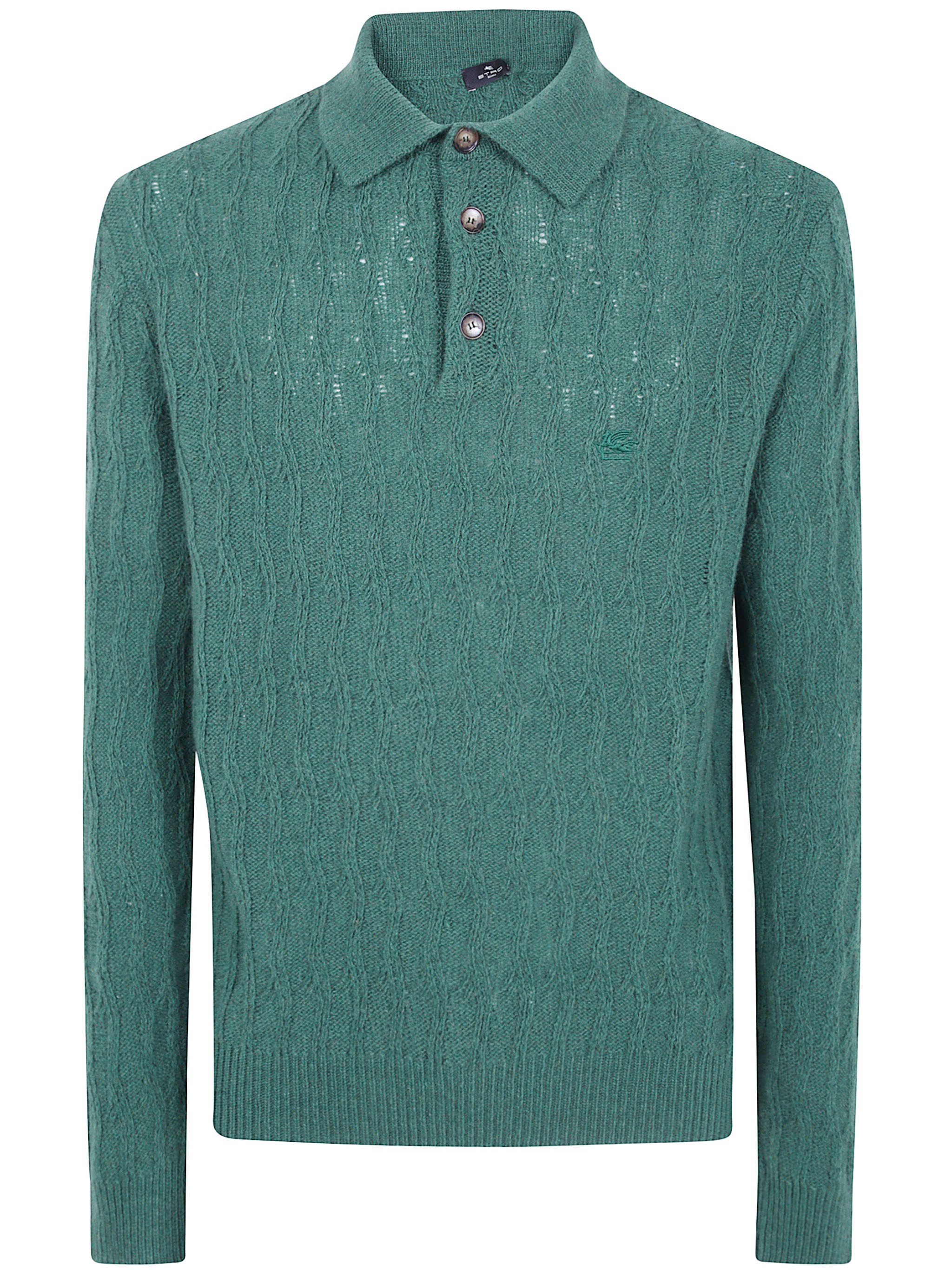 ETRO ETRO Polo Shirt Long Sleeves "Mrkf0028au12pv0456 V0456"　エトロ(ETRO) ポロシャツ 長袖 「Mrkf0028au12pv0456 V0456」