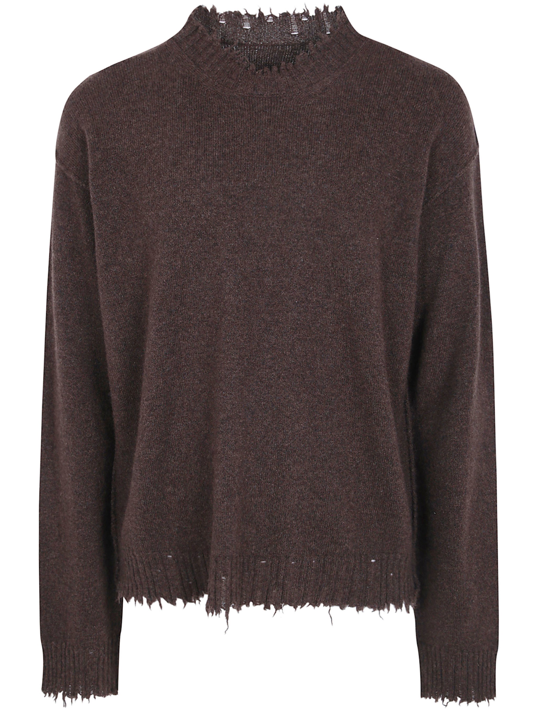 Torn Edge "Plain Ws" Sweater