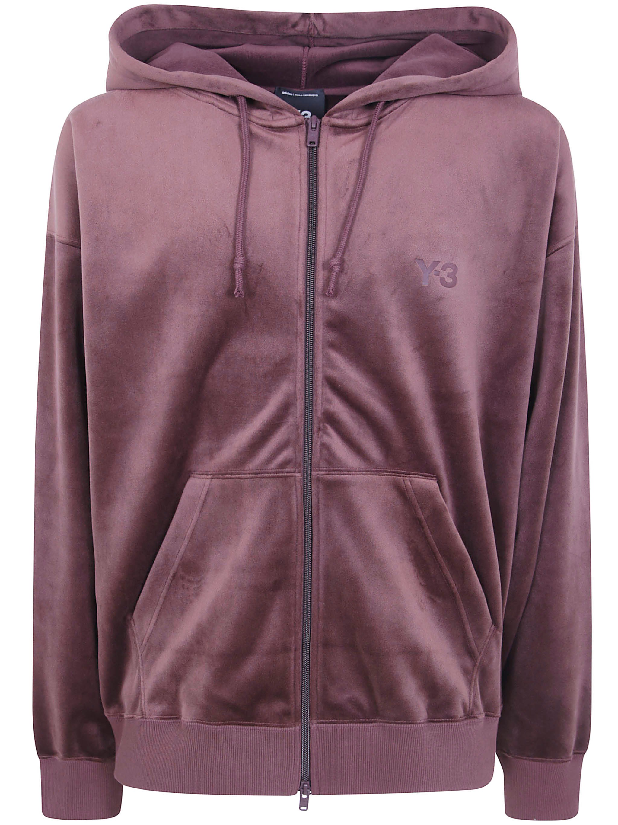 Yohji Yamamoto Y-3 YOHJI YAMAMOTO ADIDAS Hoodie Velvet Zip　Y-3 YOHJI YAMAMOTO ADIDAS パーカー ベルベット ジップ