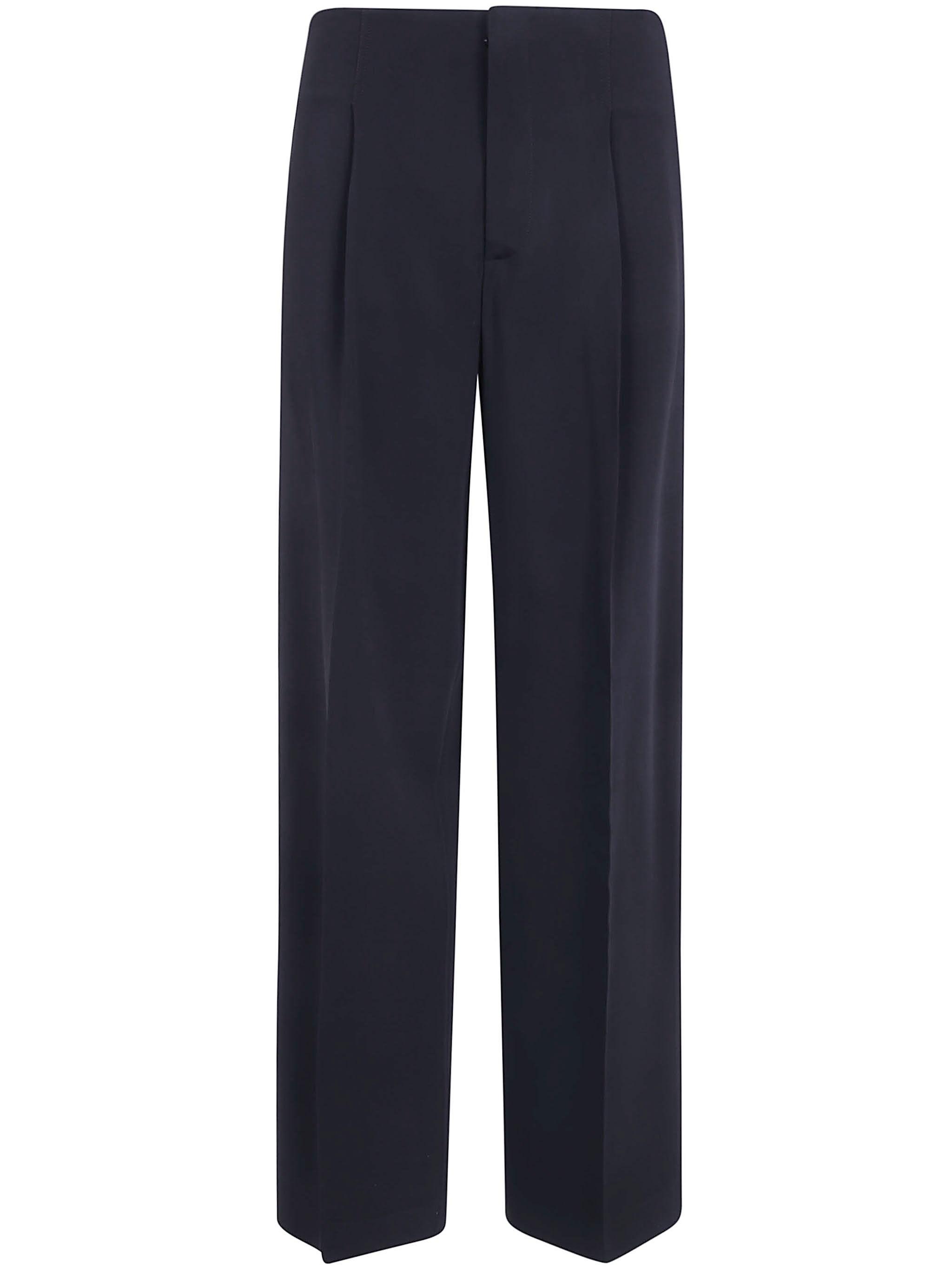 Alberta Ferretti Trousers Stretch "cady Stretch" In Black