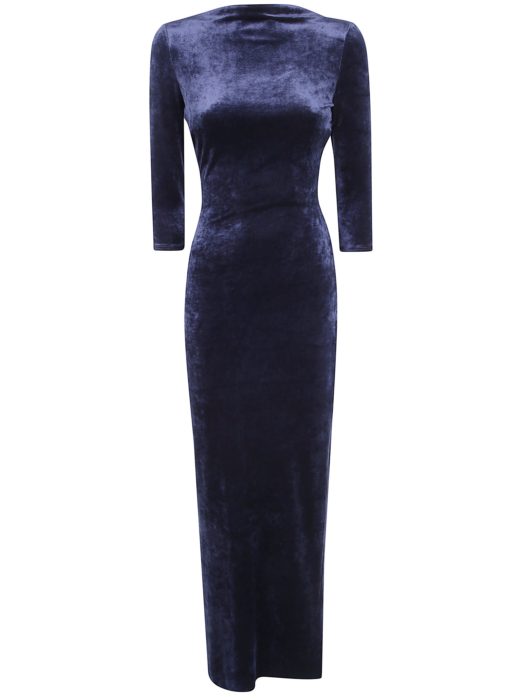 GIORGIO ARMANI Dress Long Sleeve “Midi Round Neck Dress”