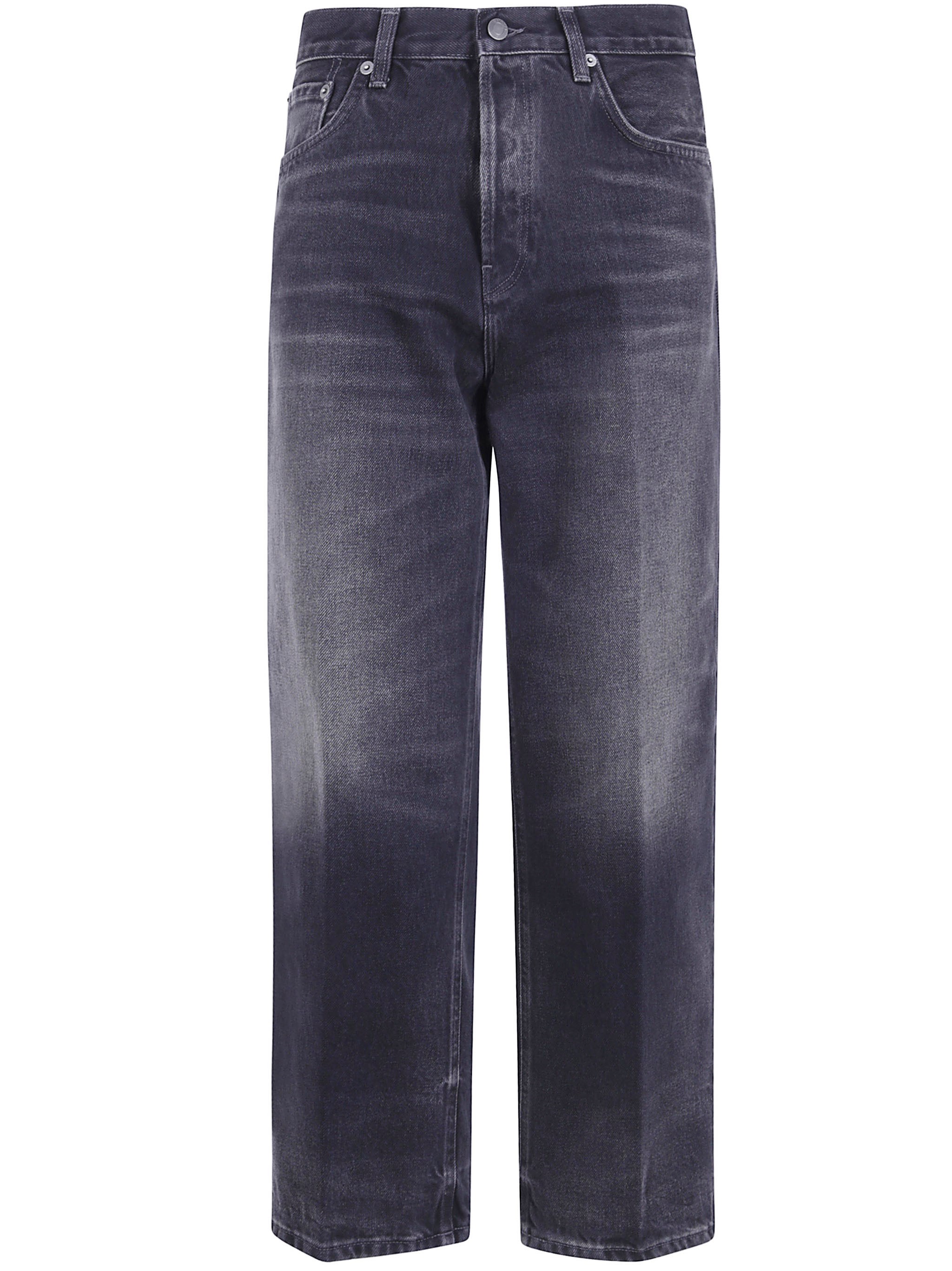 Haikure Jeans Cropped Loose "betty Vintage Black"