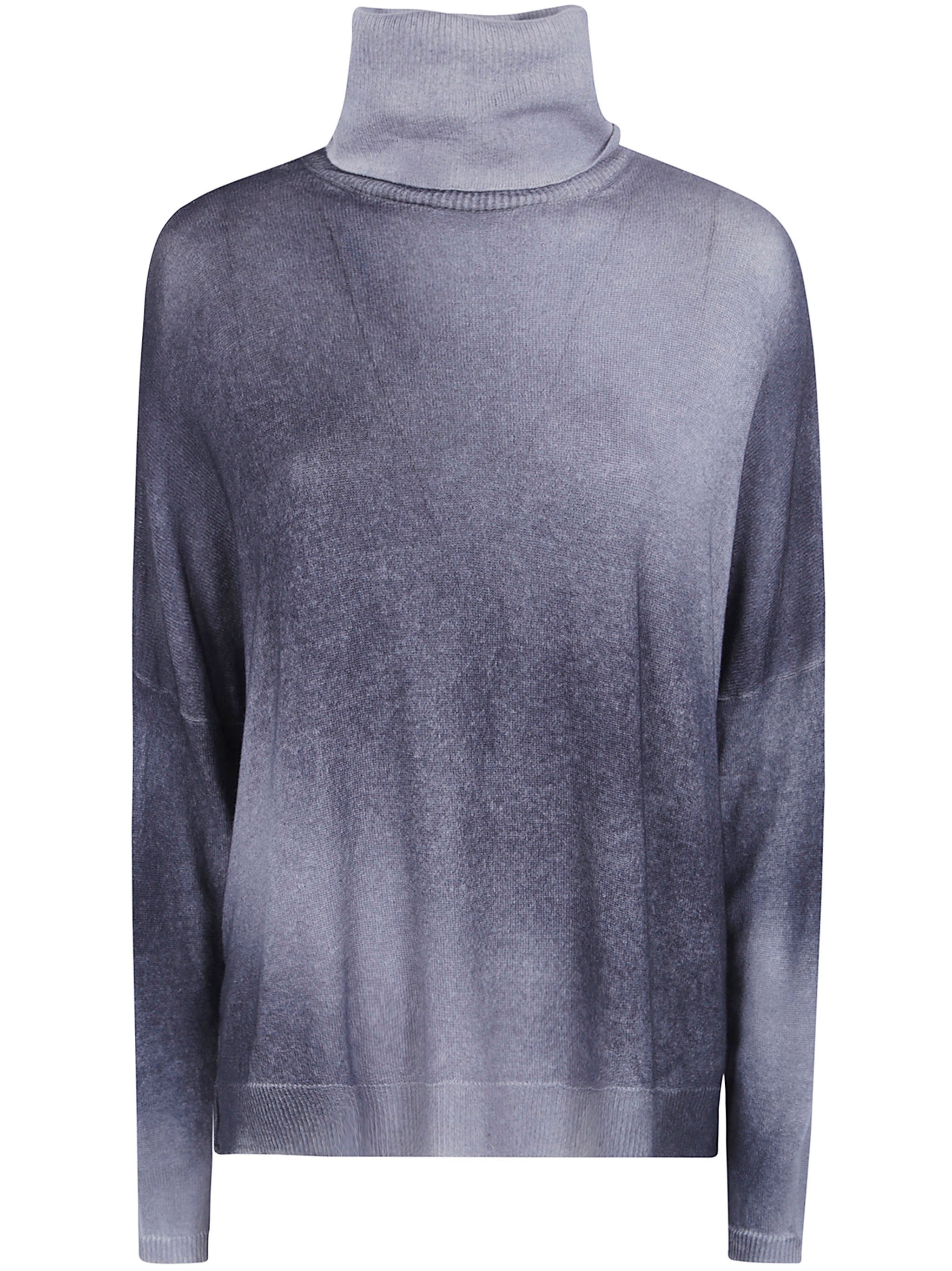 Avant Toi Sweater High Neck Oversize Pullover In White