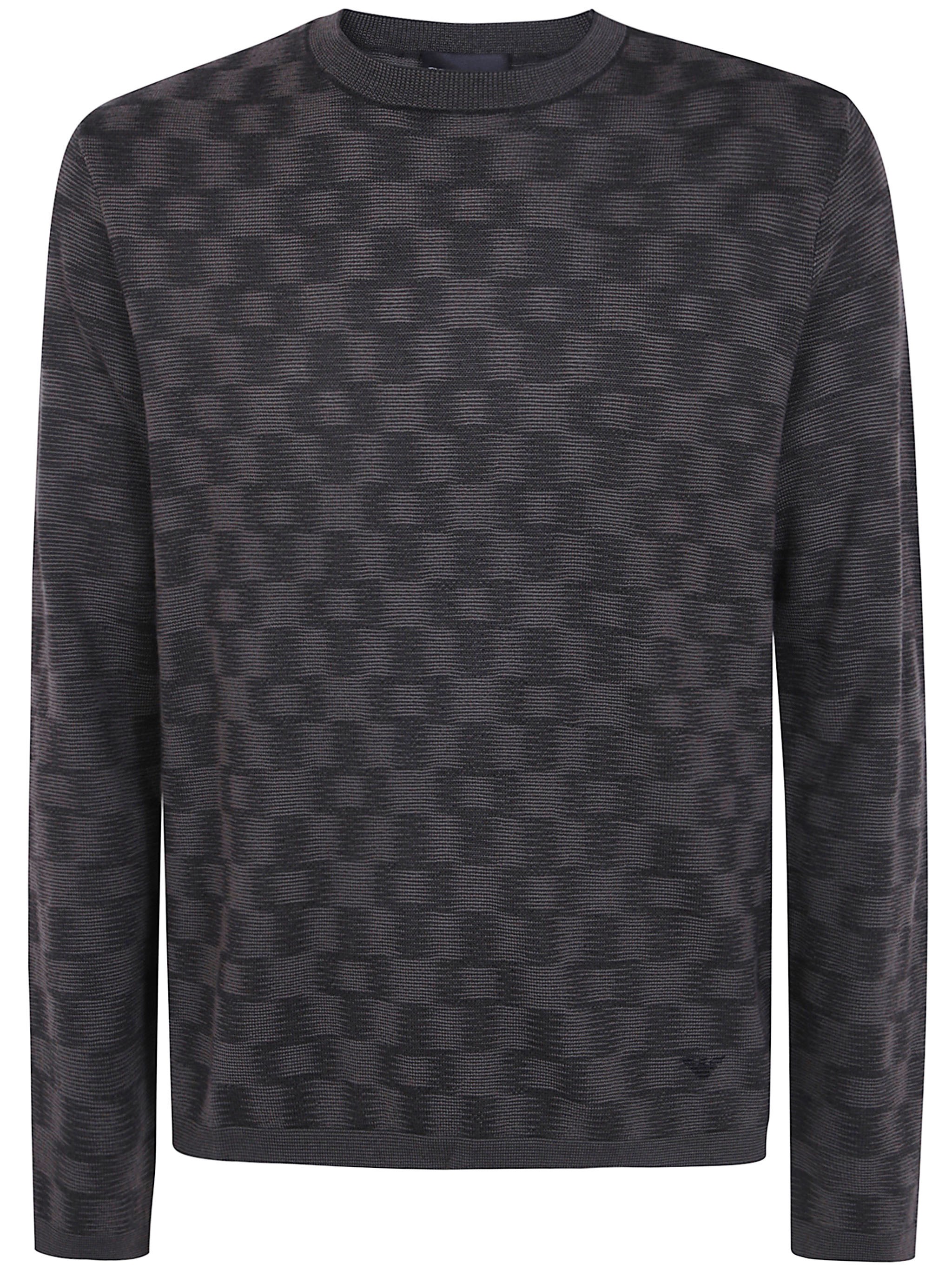 EMPORIO ARMANI Sweater Round Neck "F6030 Chocolate Fancy"