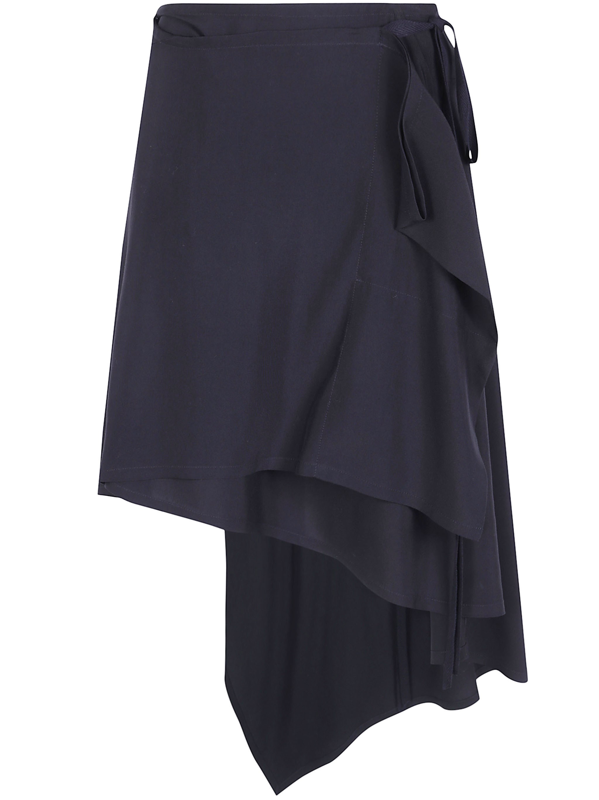 ANN DEMEULEMEESTER Skirt Asymmetrical Wrap “Birit”