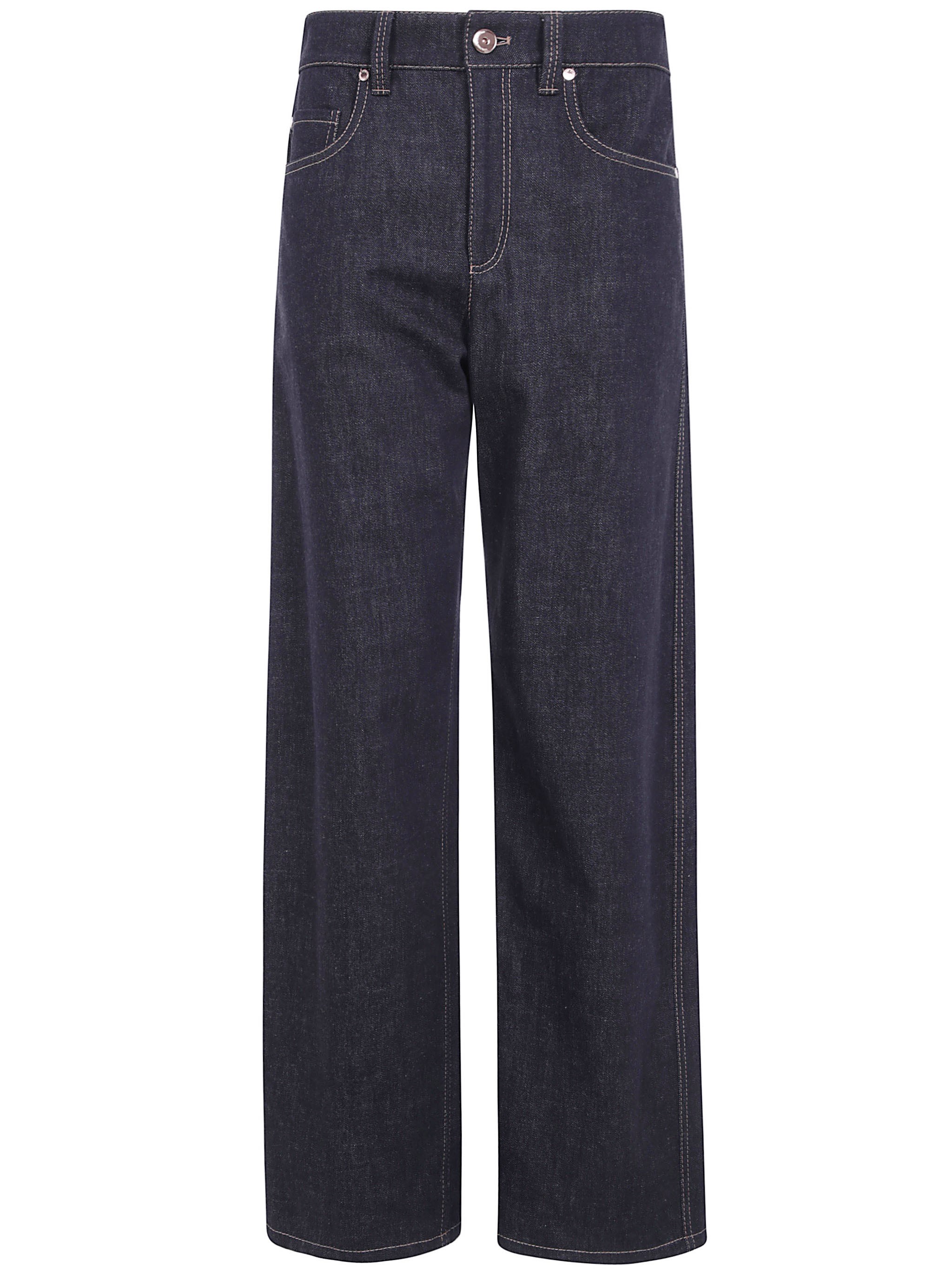 Brunello Cucinelli Pants Denim Black "ml134p4021 C002"