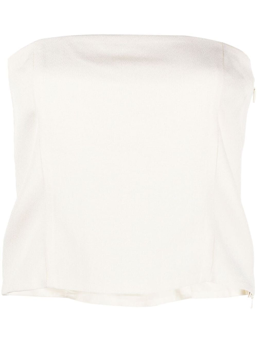 Gauge81 Tona Panelled Cropped Top In White
