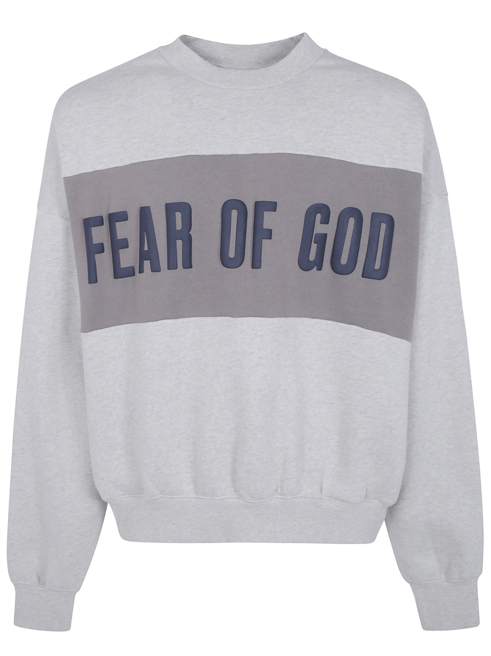 Fear of God FEAR OF GOD ESSENTIALS Sweatshirt Cropped Relaxed Panelled　FEAR OF GOD ESSENTIALS スウェットシャツ クロップド リラックス パネル付き
