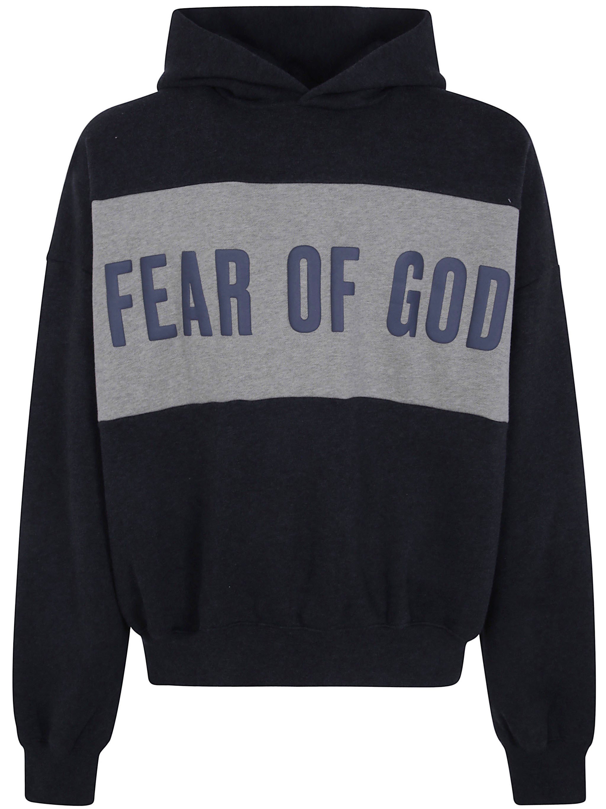 Fear of God FEAR OF GOD ESSENTIALS Sweater Cropped Relaxed "Panelled Hoodie"　FEAR OF GOD ESSENTIALS セーター クロップドリラックス "パネルパーカー"