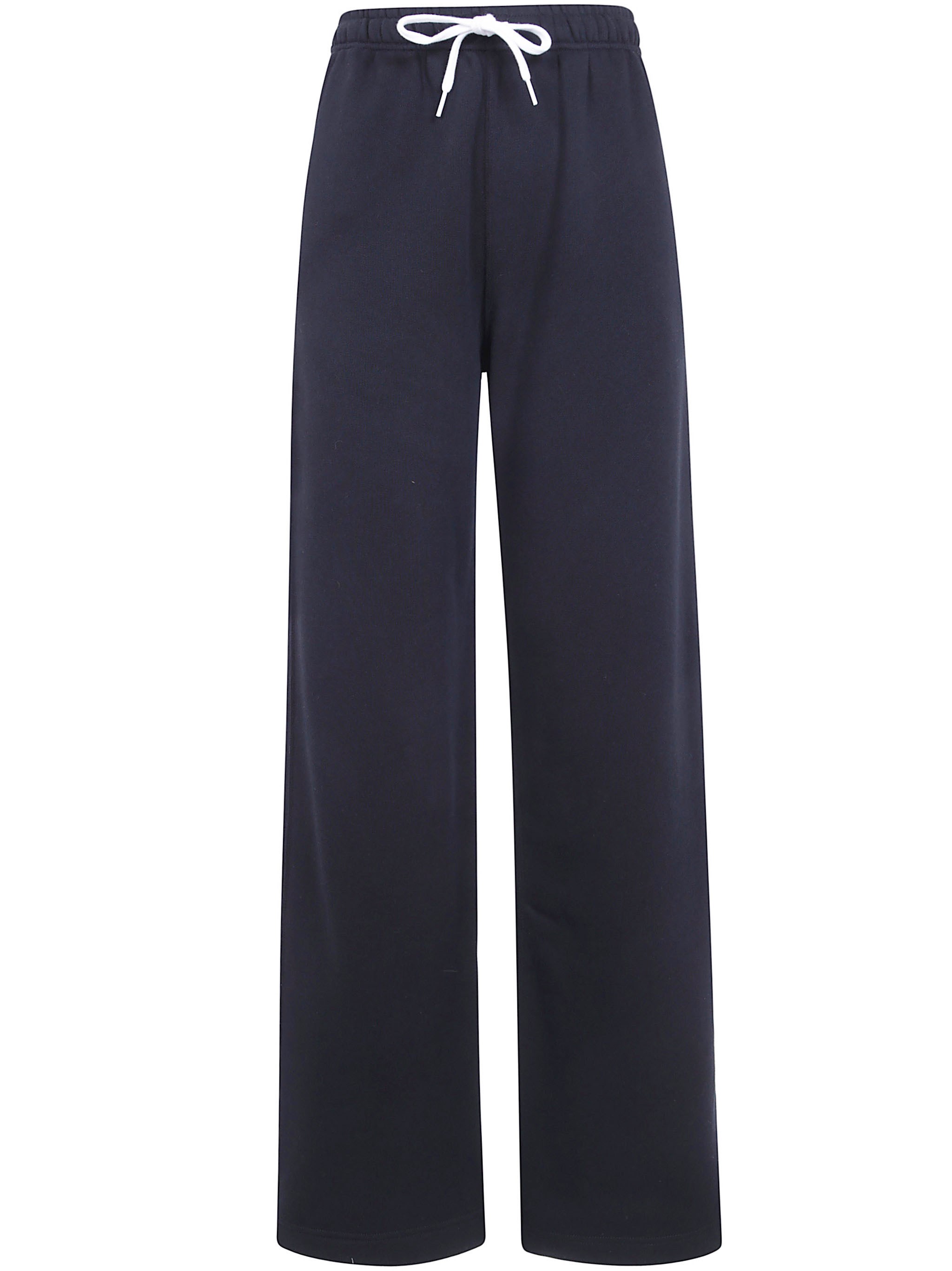 Polo Ralph Lauren Pants Open Bottom "knit" In Black