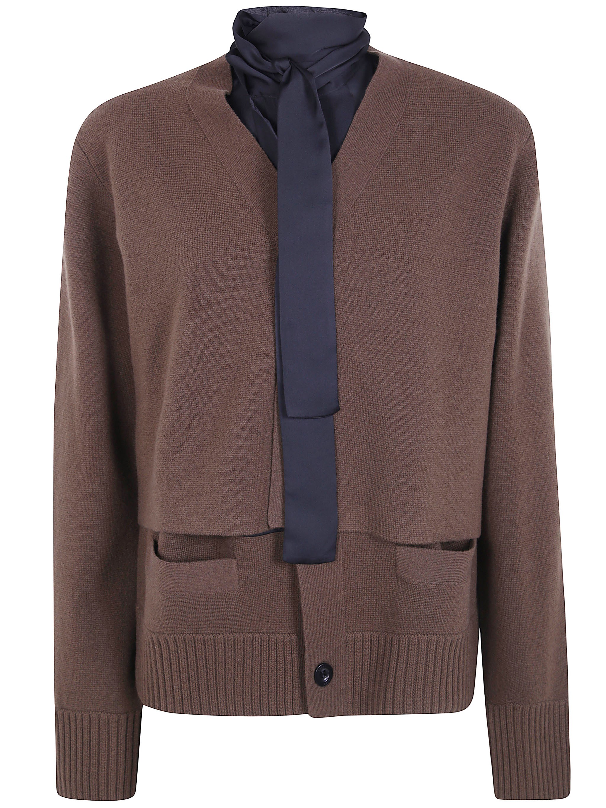 Sacai Sweater Wool Knit "Costruzione Autunno Inverno"